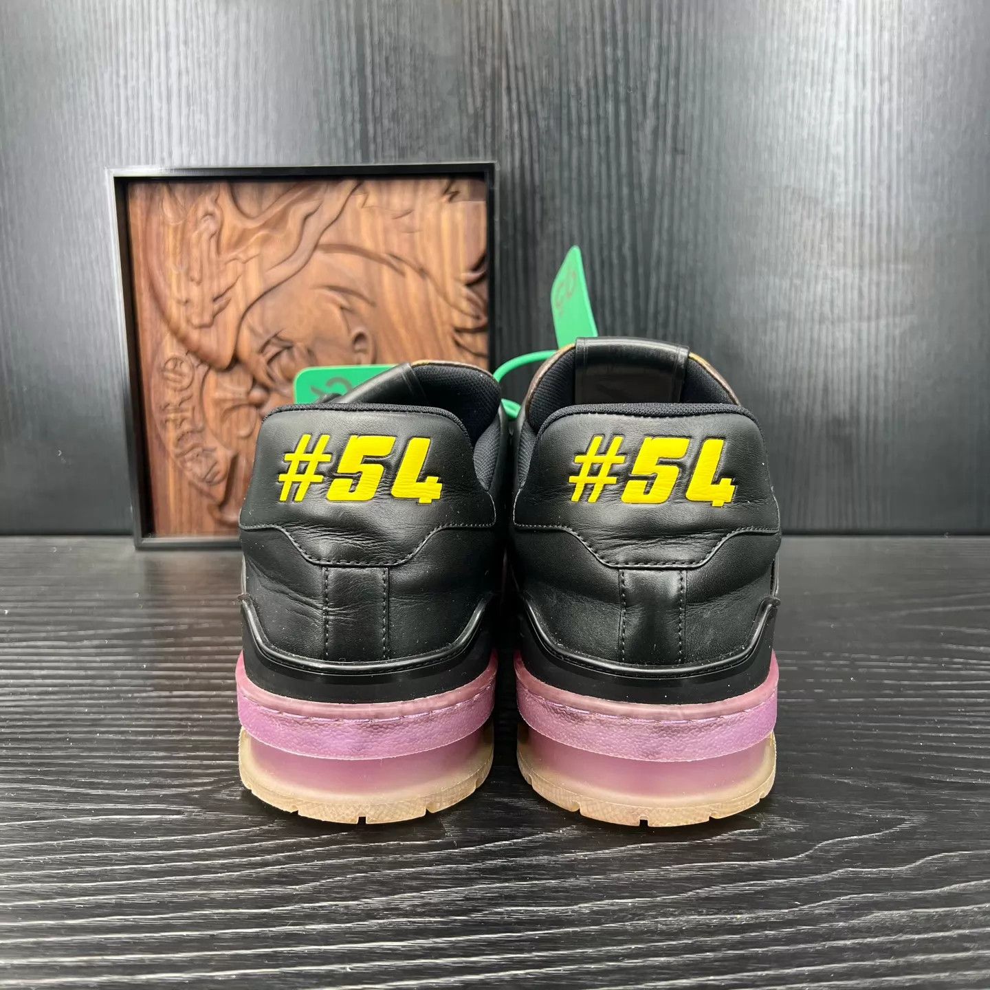 Louis Vuitton LV Trainer Lakers Purple Gold US9 EU43 New Box Size US 10 / EU 43 - 3 Thumbnail