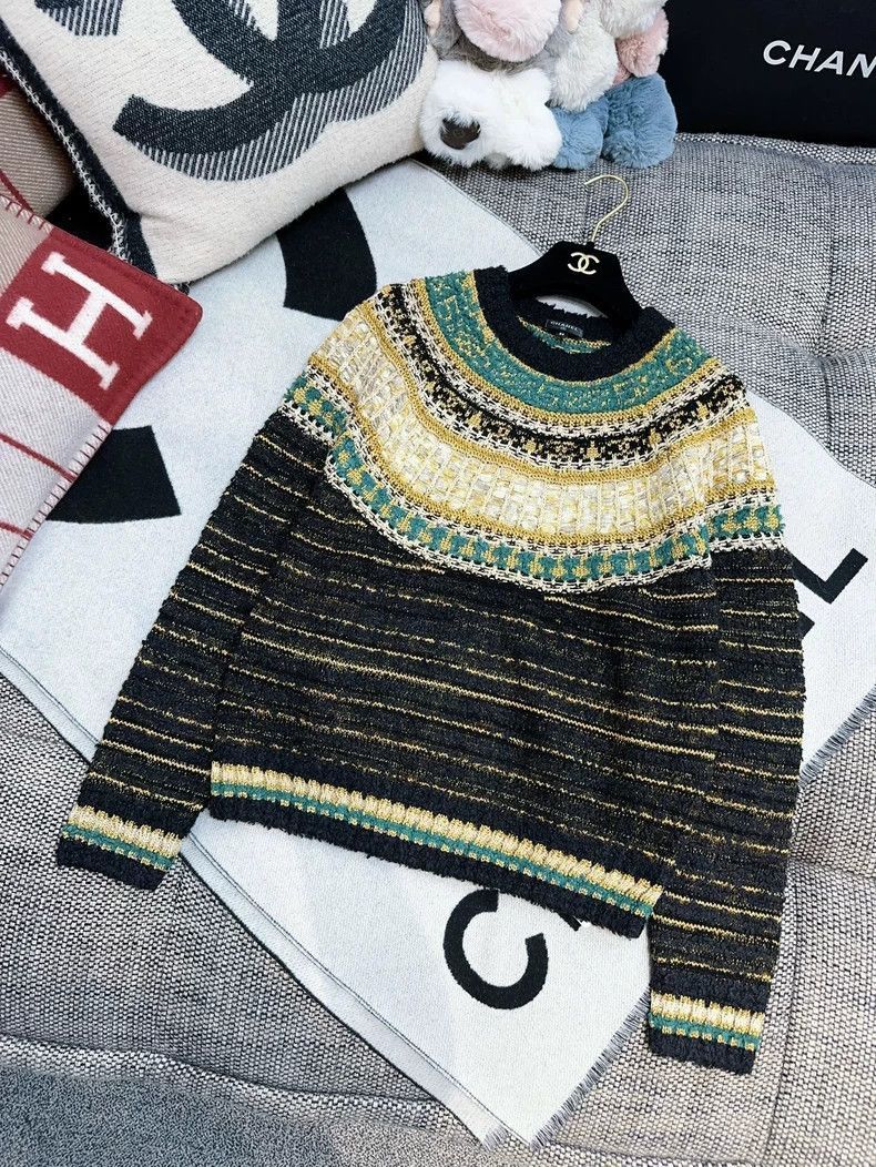 Other Chanel 19A Egypt Series Knit Sweater Size M / US 6-8 / IT 42-44 - 6 Thumbnail