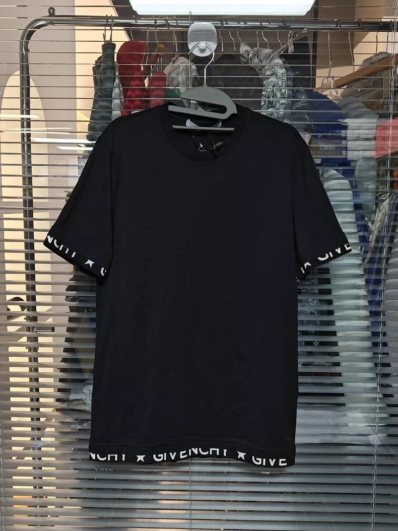 Givenchy Letter Logo Five-pointed Star Short Sleeve