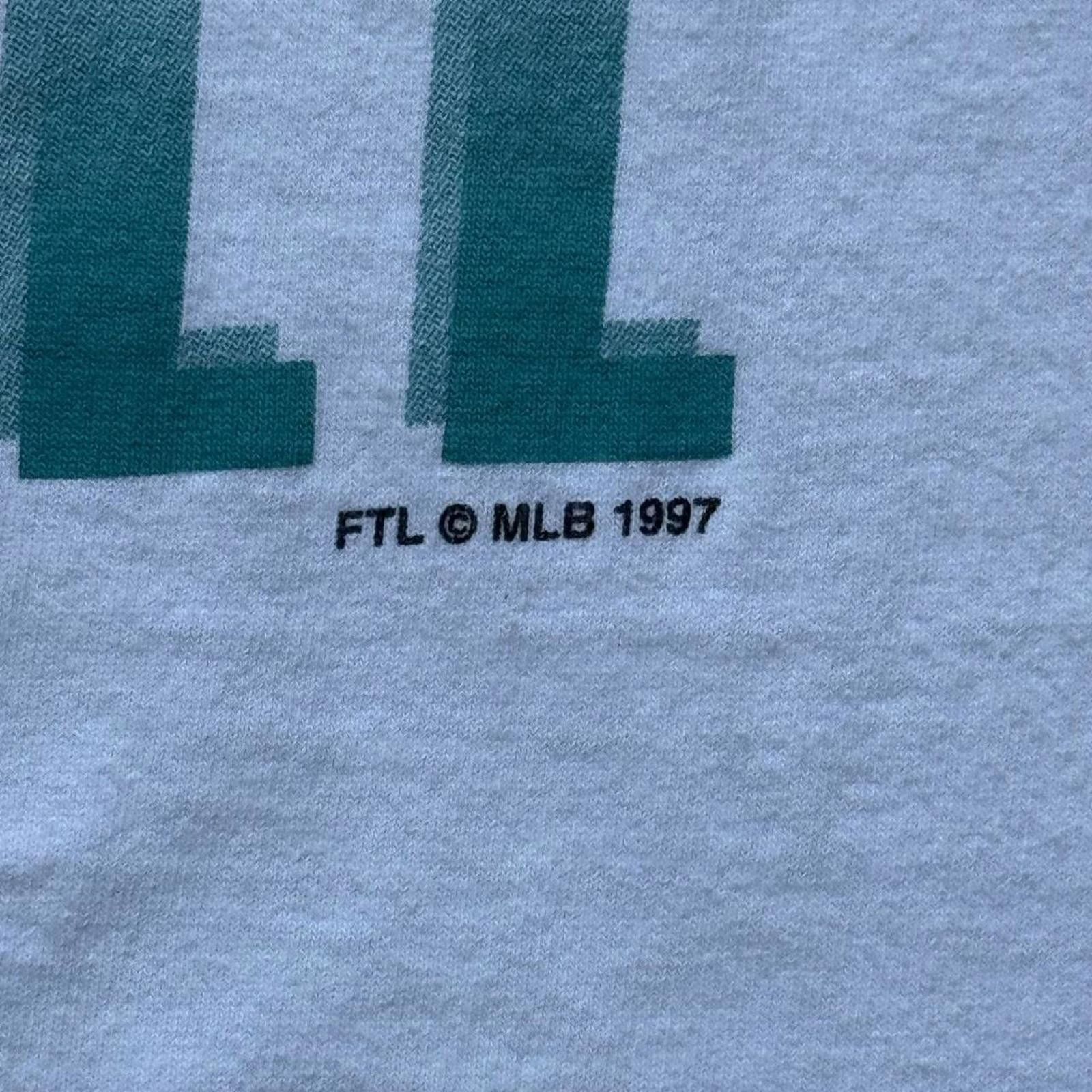 Other Miami Marlins “Baseball” 1997 Vintage Logo Graphic T-shirt Size US XL / EU 56 / 4 - 4 Thumbnail