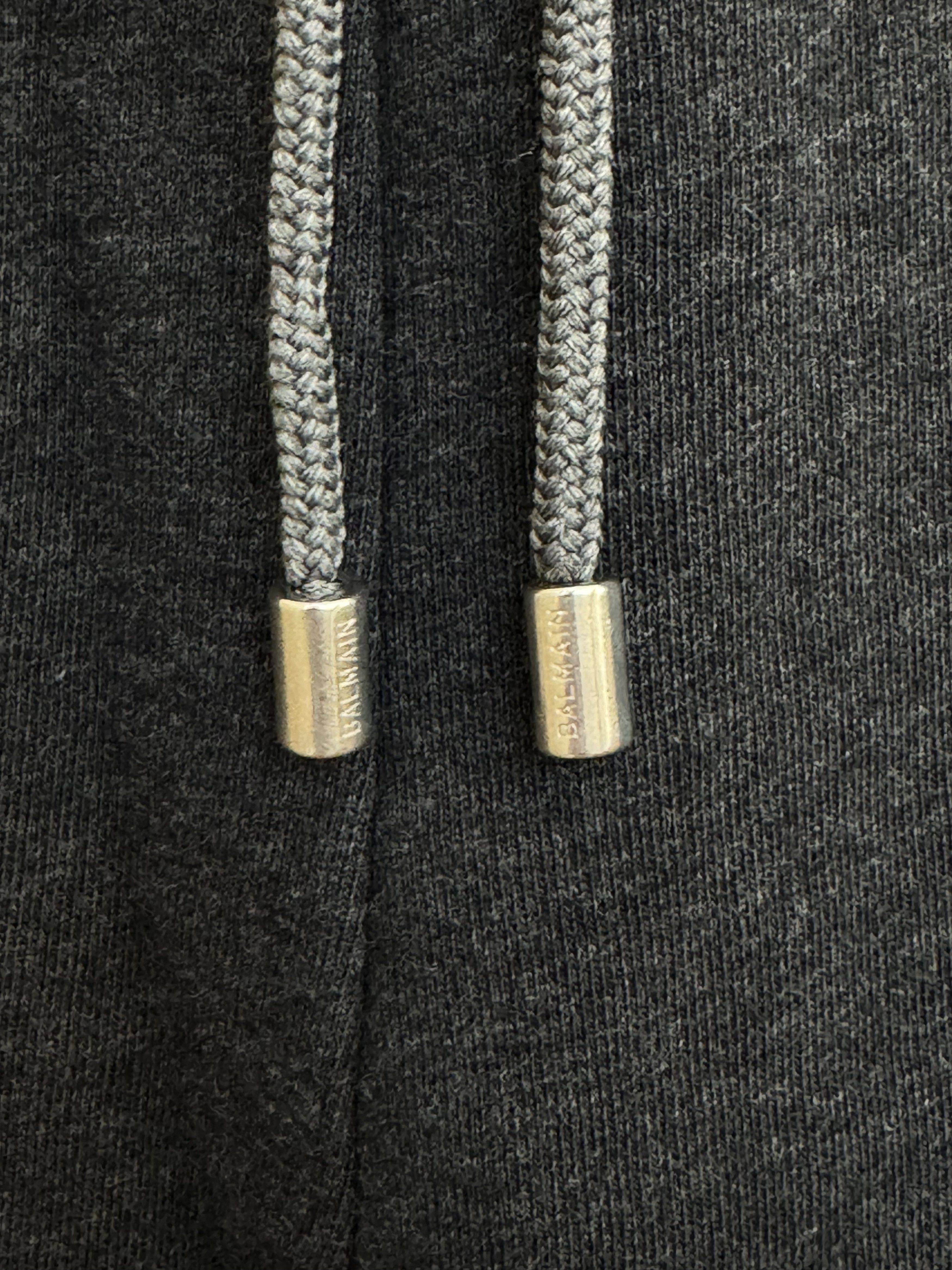 Balmain Balmain Logo Pocket Ribbed Gray Sweatpants Size XXL Size US 36 / EU 52 - 4 Thumbnail