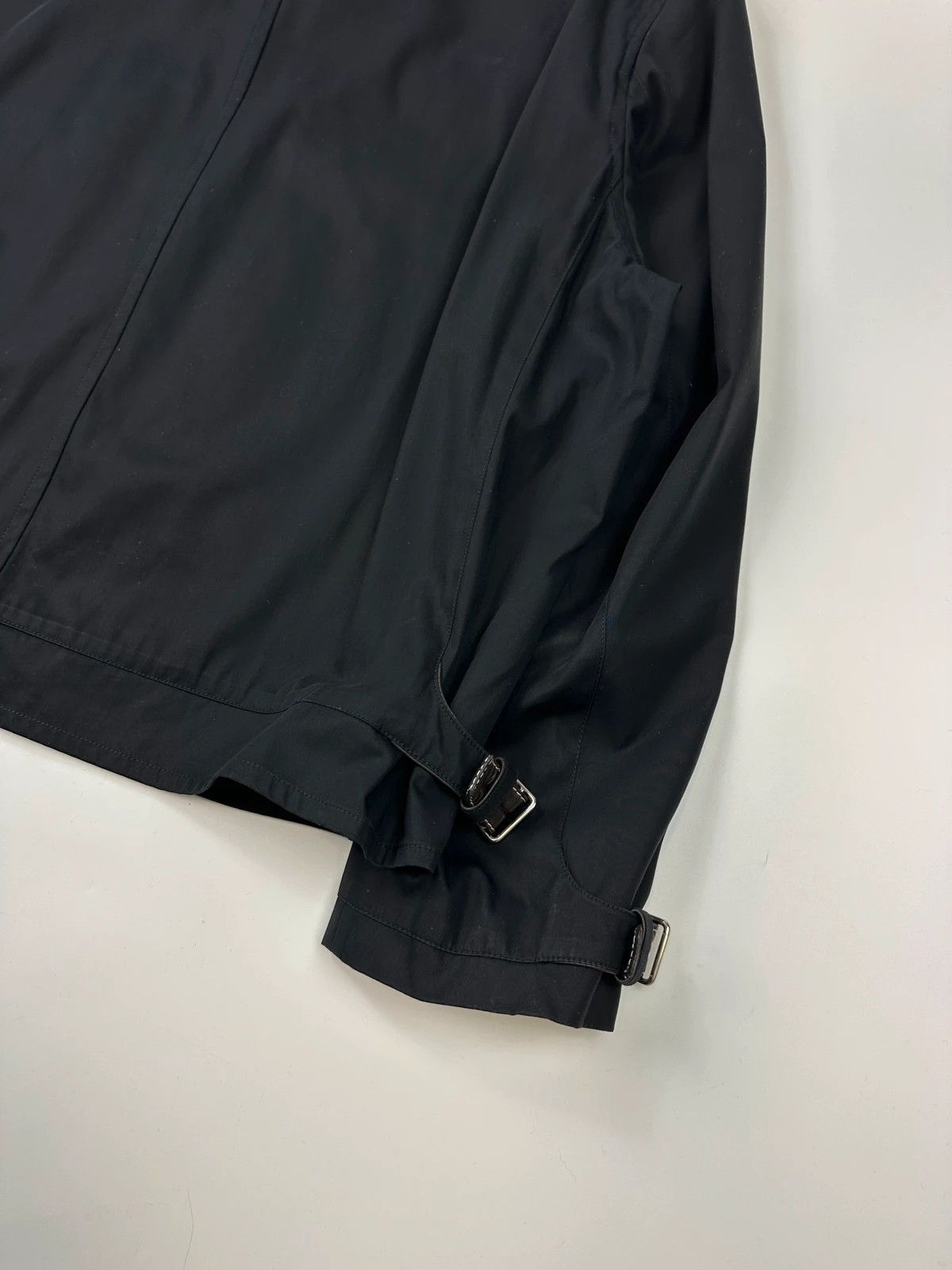 Hermes Hermès 00’s Navy Cotton & Leather Straps Buttons Up Jacket Size US L / EU 52-54 / 3 - 10 Thumbnail
