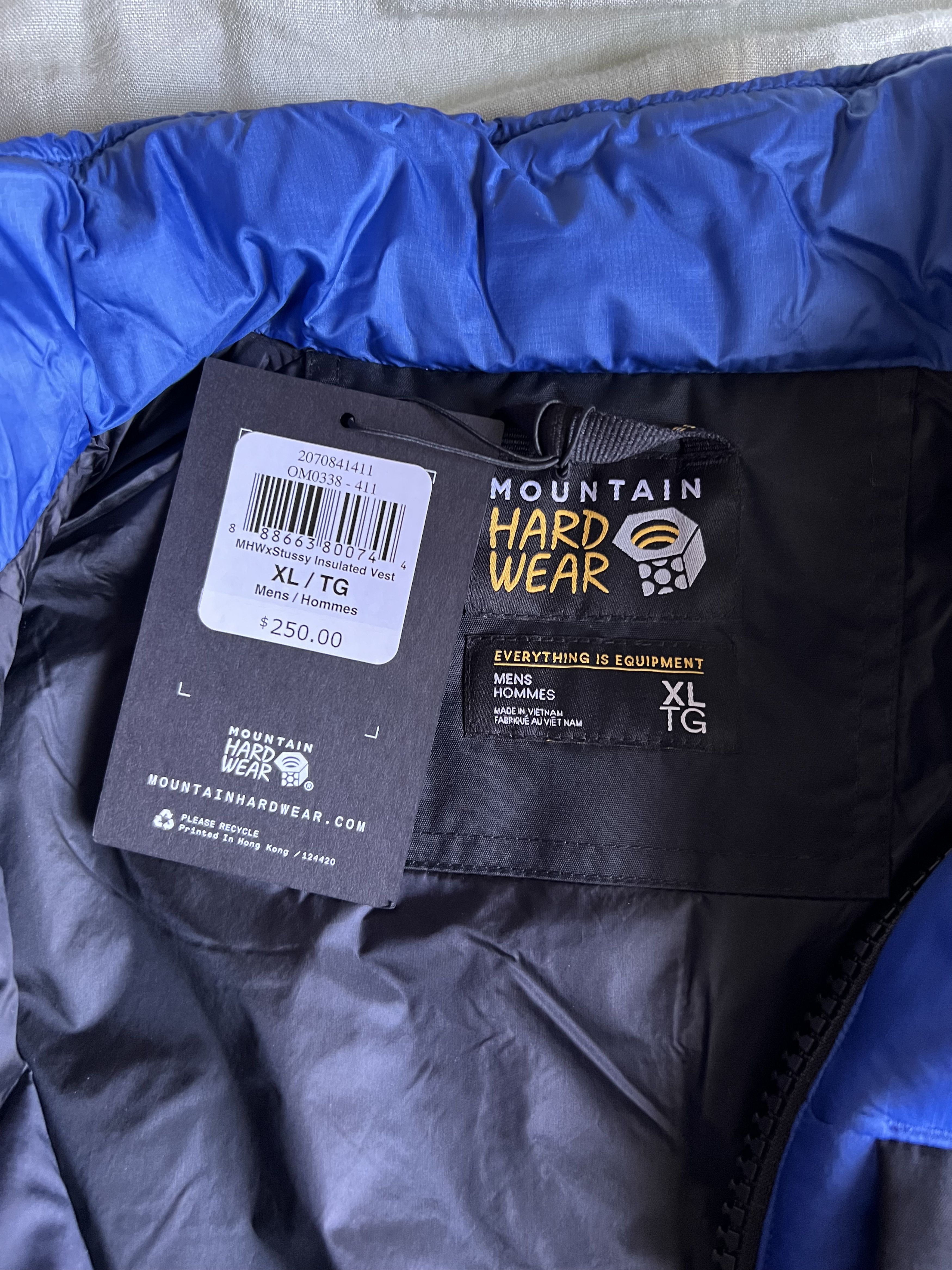 Mountain Hardwear × Stussy Stussy Mountain Hardwear Primaloft Puffer Vest Radiant Blue Size US XL / EU 56 / 4 - 7 Thumbnail