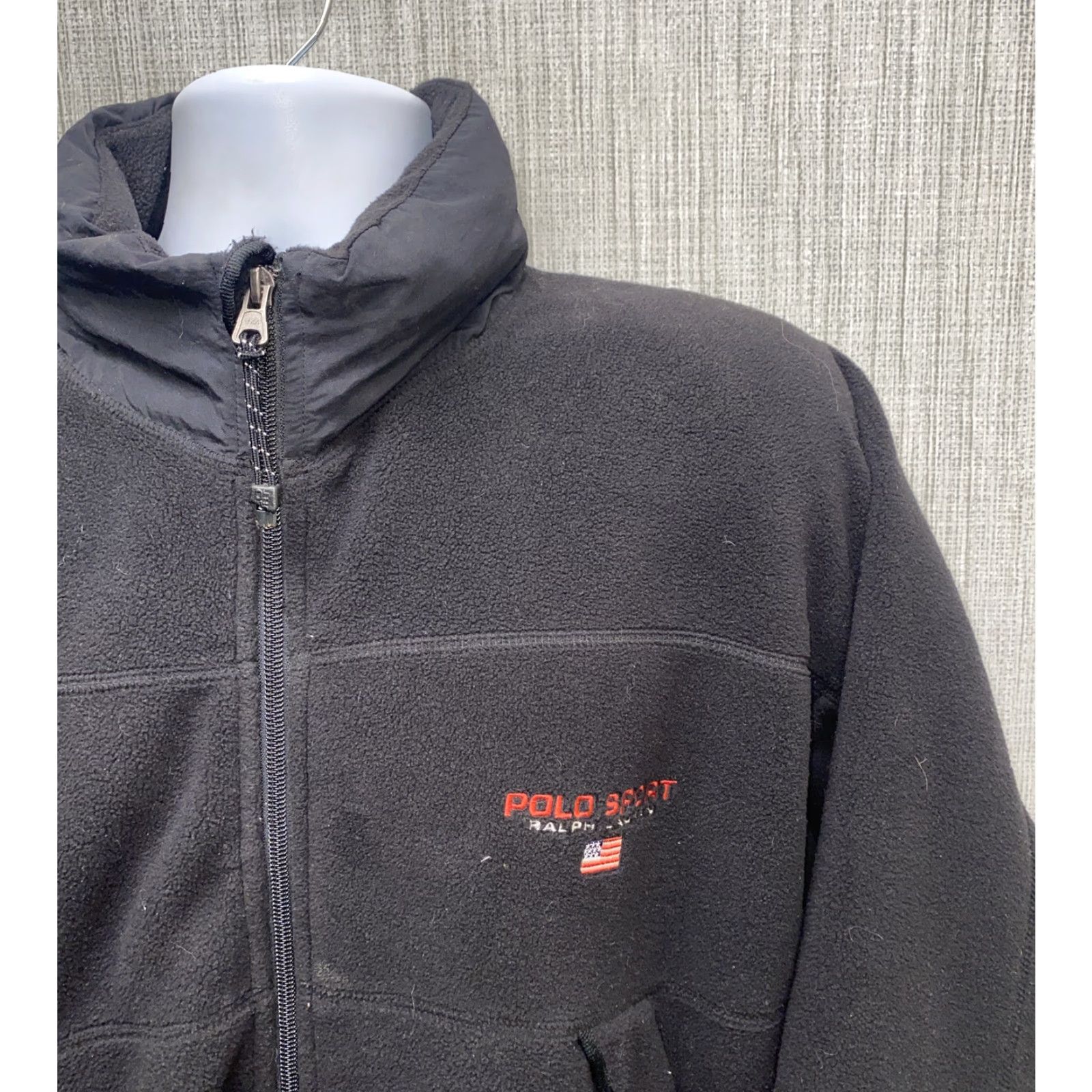 Polo Ralph Lauren Polo Sport Ralph Lauren Mens Black Fleece Full Zip Jacket Size L Size US L / EU 52-54 / 3 - 2 Thumbnail