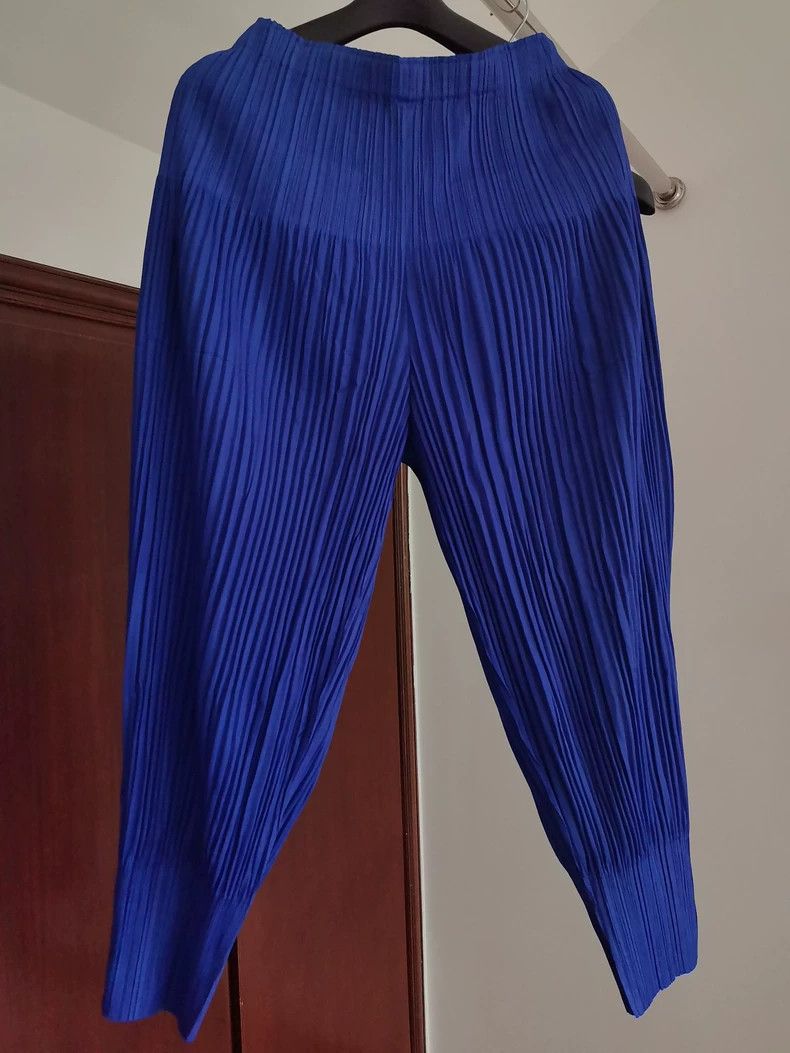Issey Miyake issey miyake size:3 Blue puff pants 2505-Nextarrow Size 42" / US 20 - 1 Thumbnail