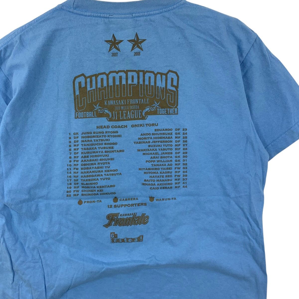 Other KAWASAKI FRONTALE FOOTBALL Champions J League Tee Shirt Size US M / EU 48-50 / 2 - 8 Thumbnail