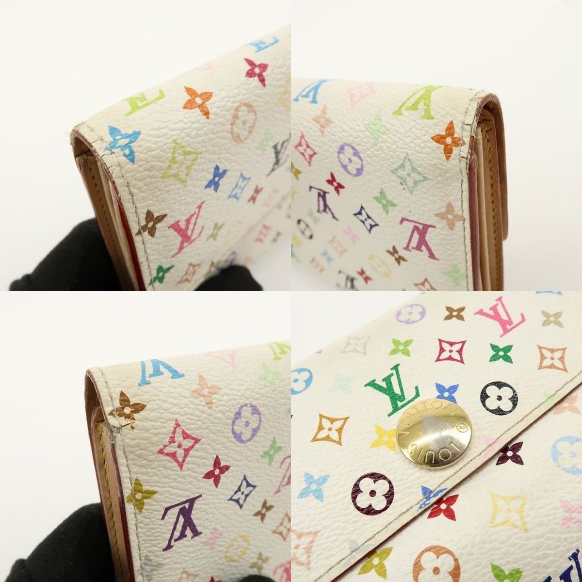 Louis Vuitton Louis Vuitton Monogram Portefeuille Sarah Wallet Size ONE SIZE - 5 Thumbnail
