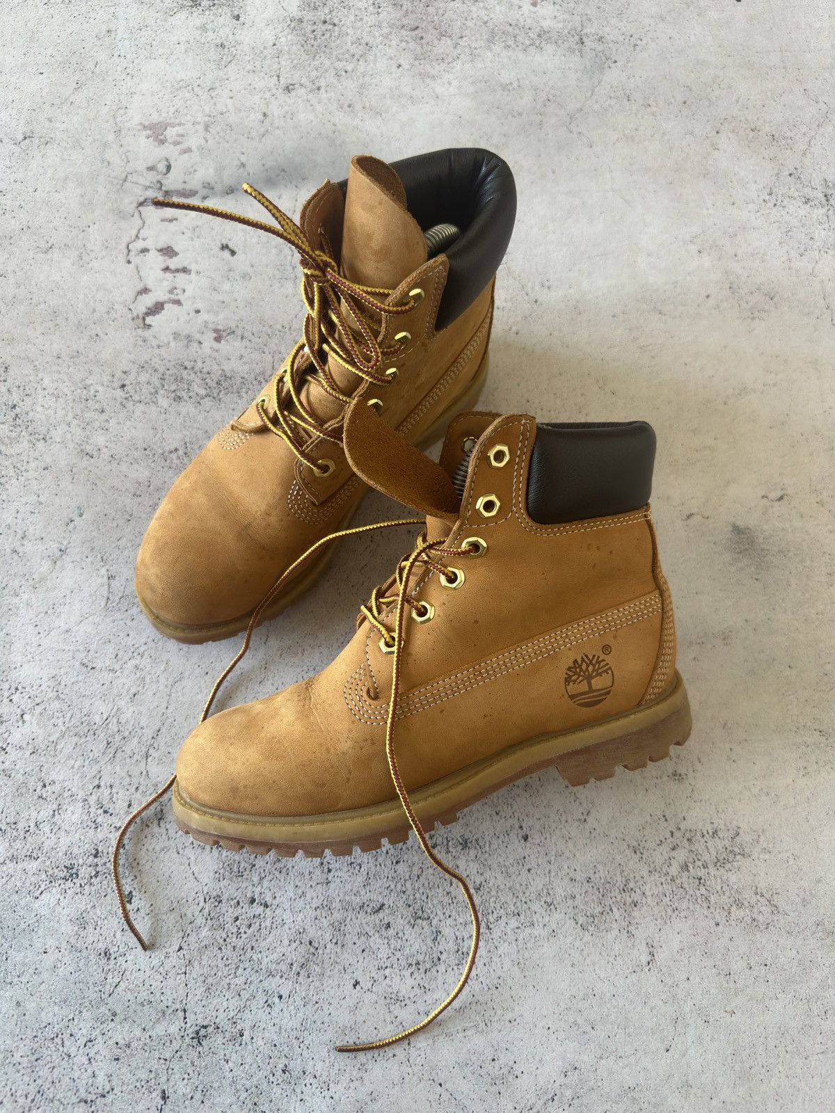 Timberland Timberland Nubuk Leather Boots Size 6W Size US 6 / IT 36 - 3 Thumbnail