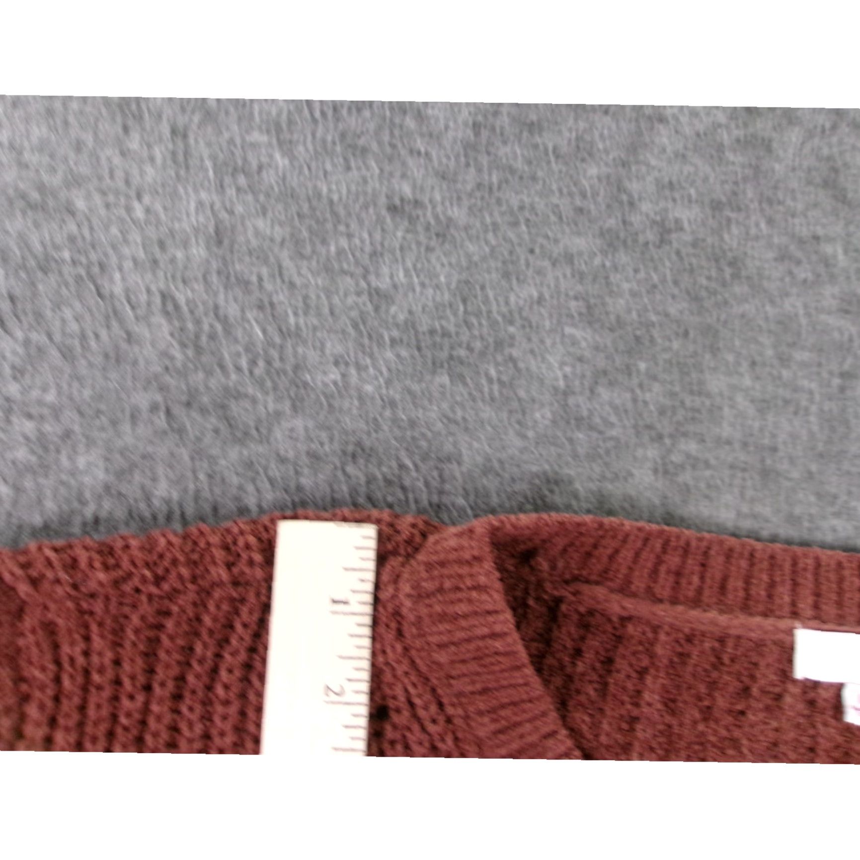 Vintage SO Sweater Womens Medium Rust Brown Oversized Ribbed Knit Cozy Lounge Size M / US 6-8 / IT 42-44 - 4 Thumbnail
