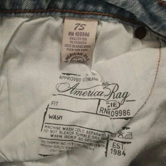 American Rag American Rag Size 7S Womens Jeans Light Wash Blue Denim Boot Size 32" / US 10 / IT 46 - 7 Thumbnail