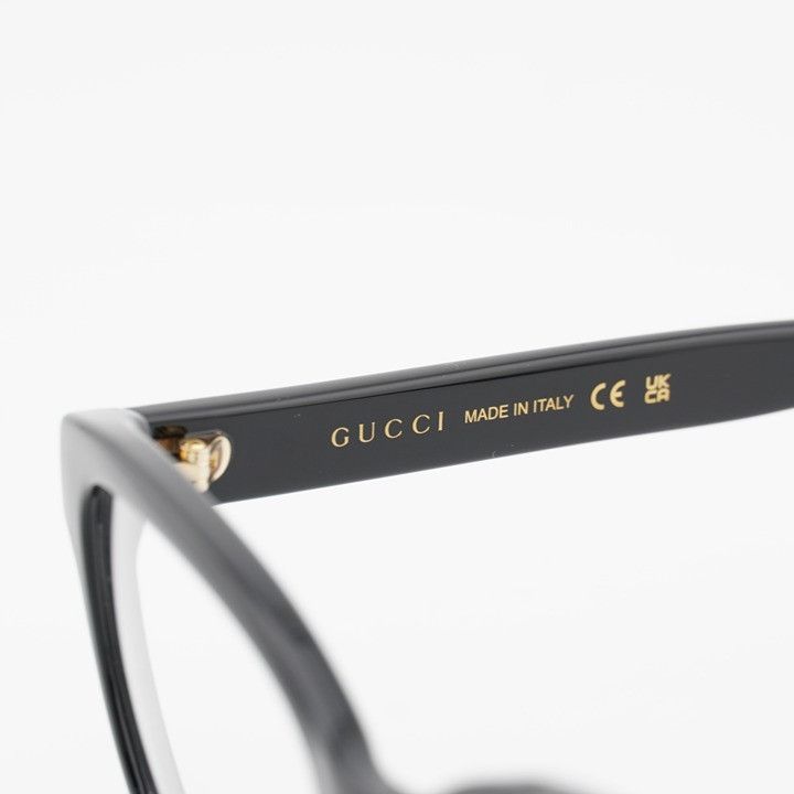 Gucci Gucci GG1115O 001 Eyeglasses Black 53mm Square Frame Size ONE SIZE - 6 Thumbnail