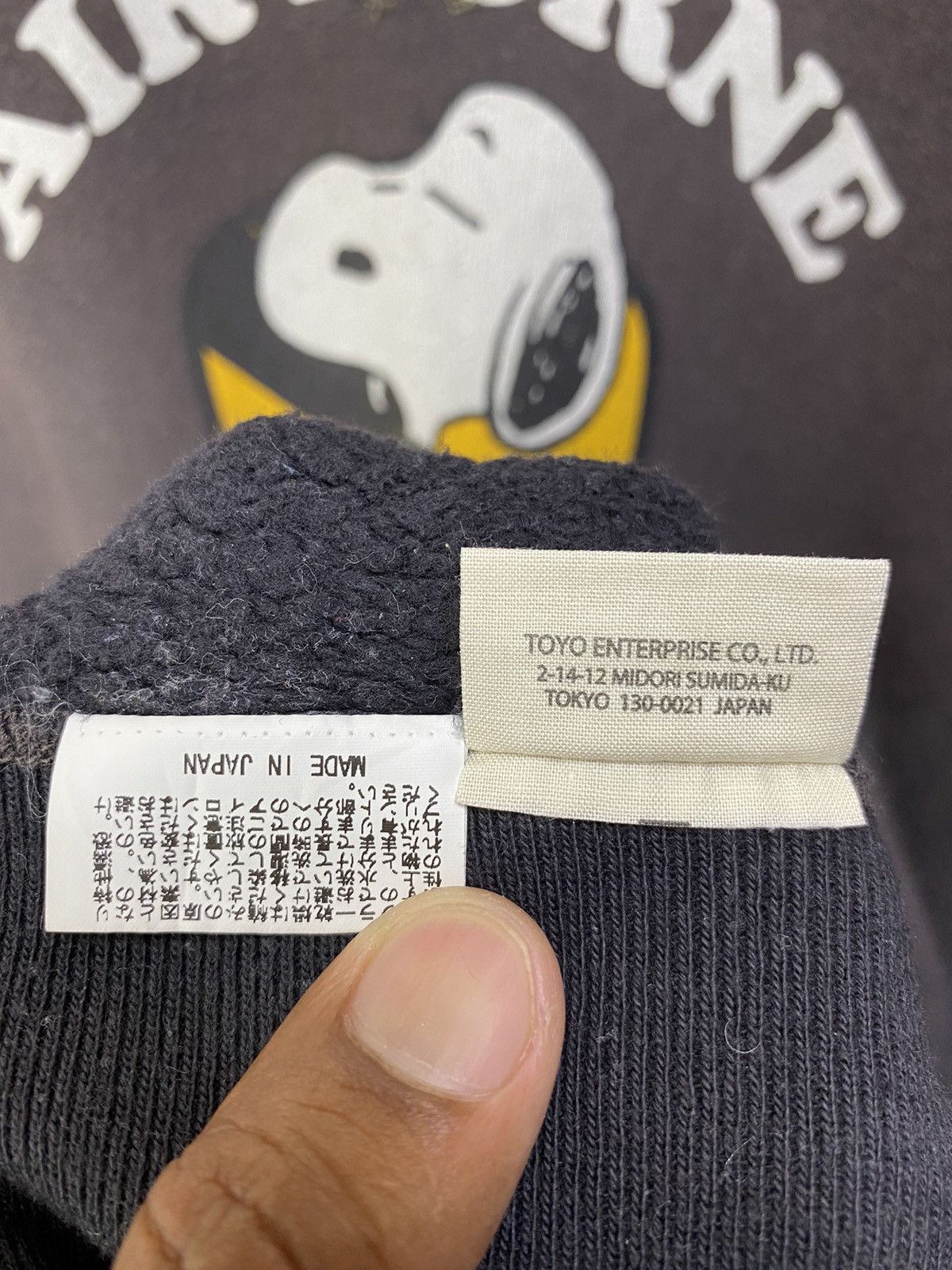 Buzz Rickson's Rare Snoopy X Buzz Rickson Military Air Borne Sweatshirts Size US L / EU 52-54 / 3 - 12 Thumbnail