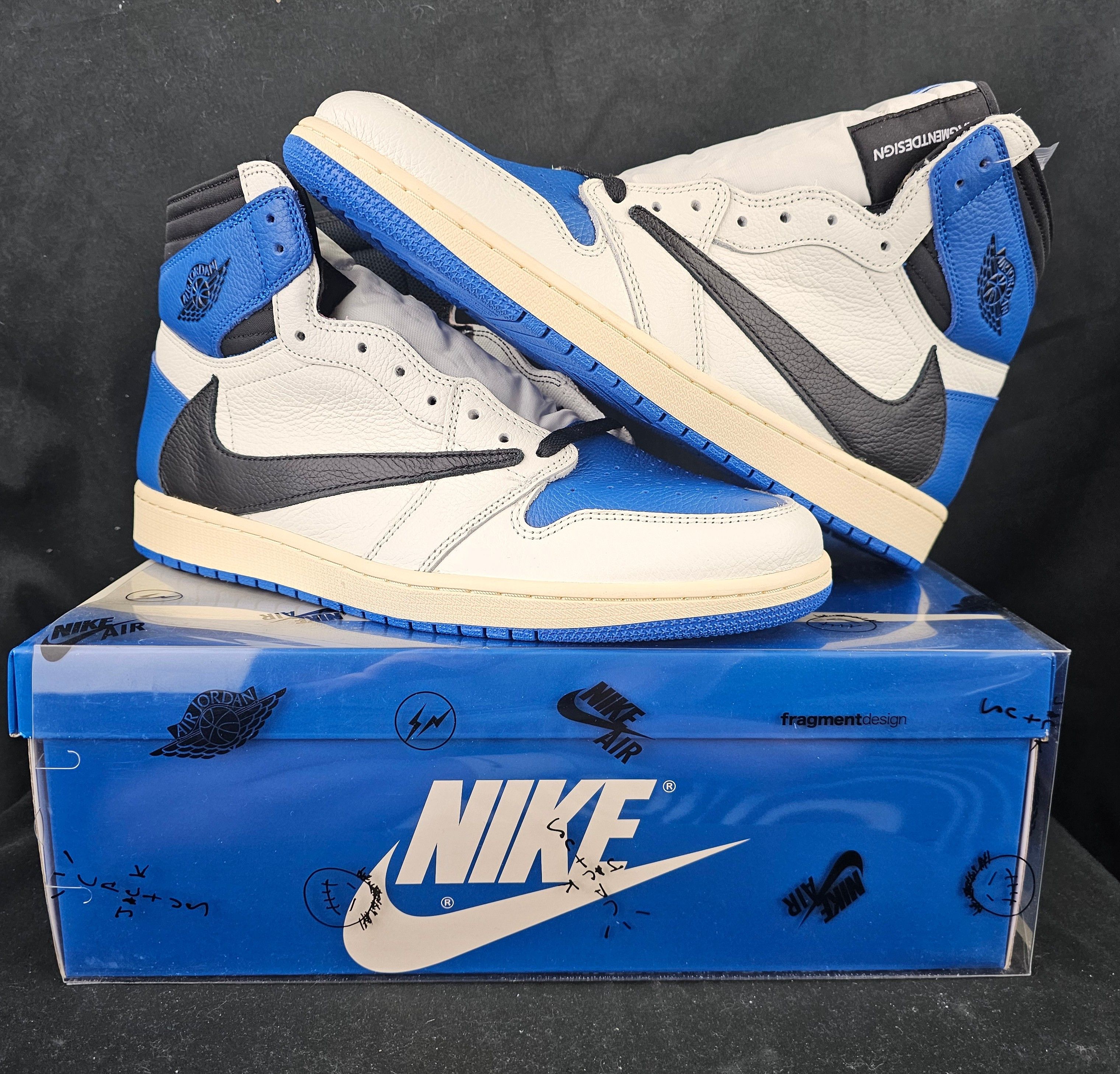 Fragment Design × Jordan Brand × Travis Scott Nike Jordan 1 High OG Fragment Design x Travis Scott Men's Size US 13 / EU 46 - 1 Thumbnail