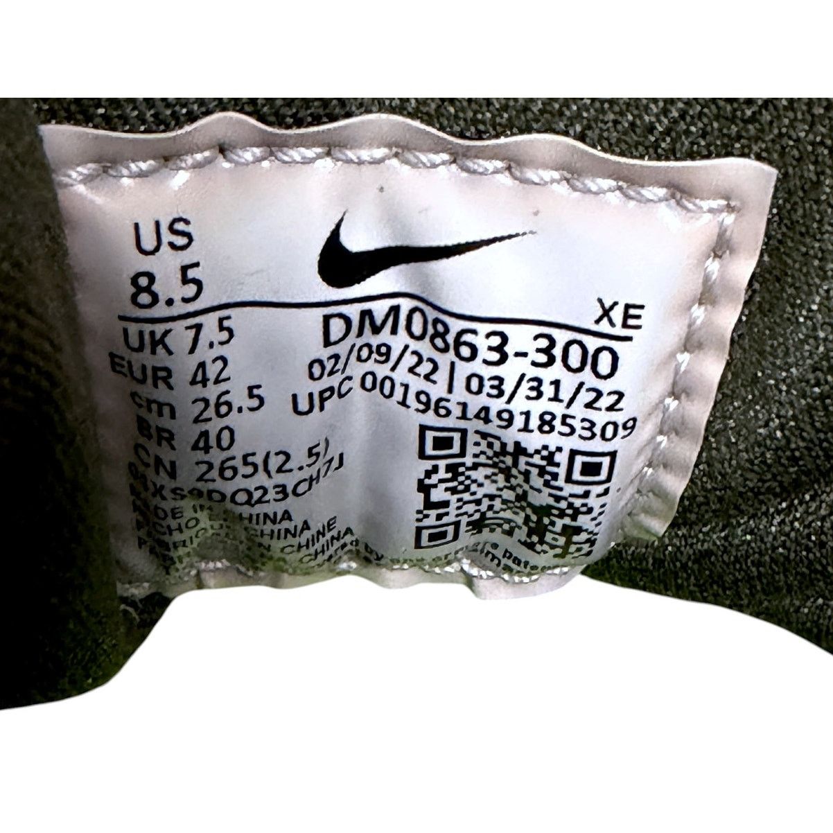 Nike Nike Men 8.5 Air Huarache Crater Premium Cargo Khaki Running Size US 8.5 / EU 41-42 - 8 Thumbnail
