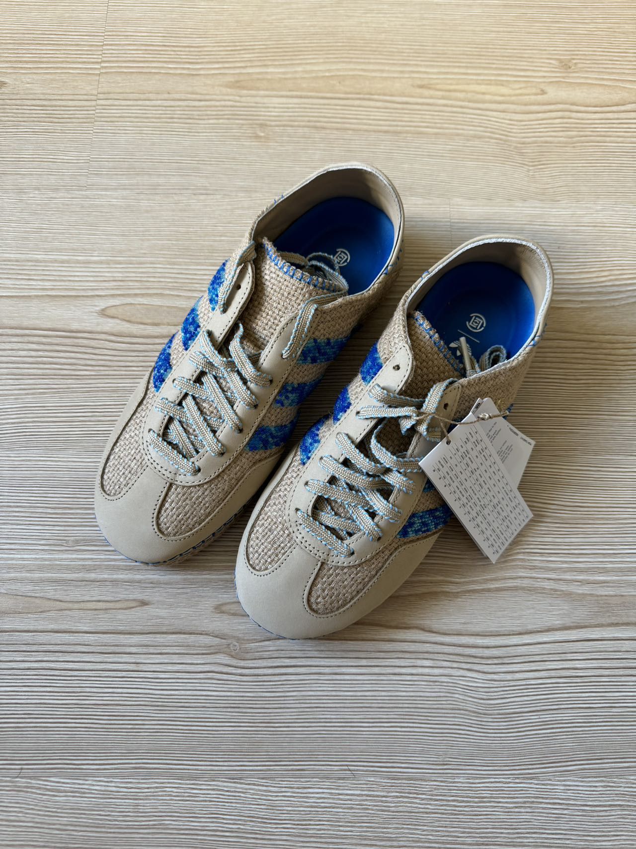 Adidas × CLOT Adidas Gazelle CLOT Linen Khaki US 8.5/ EU42 Size US 8.5 / EU 41-42 - 1 Thumbnail