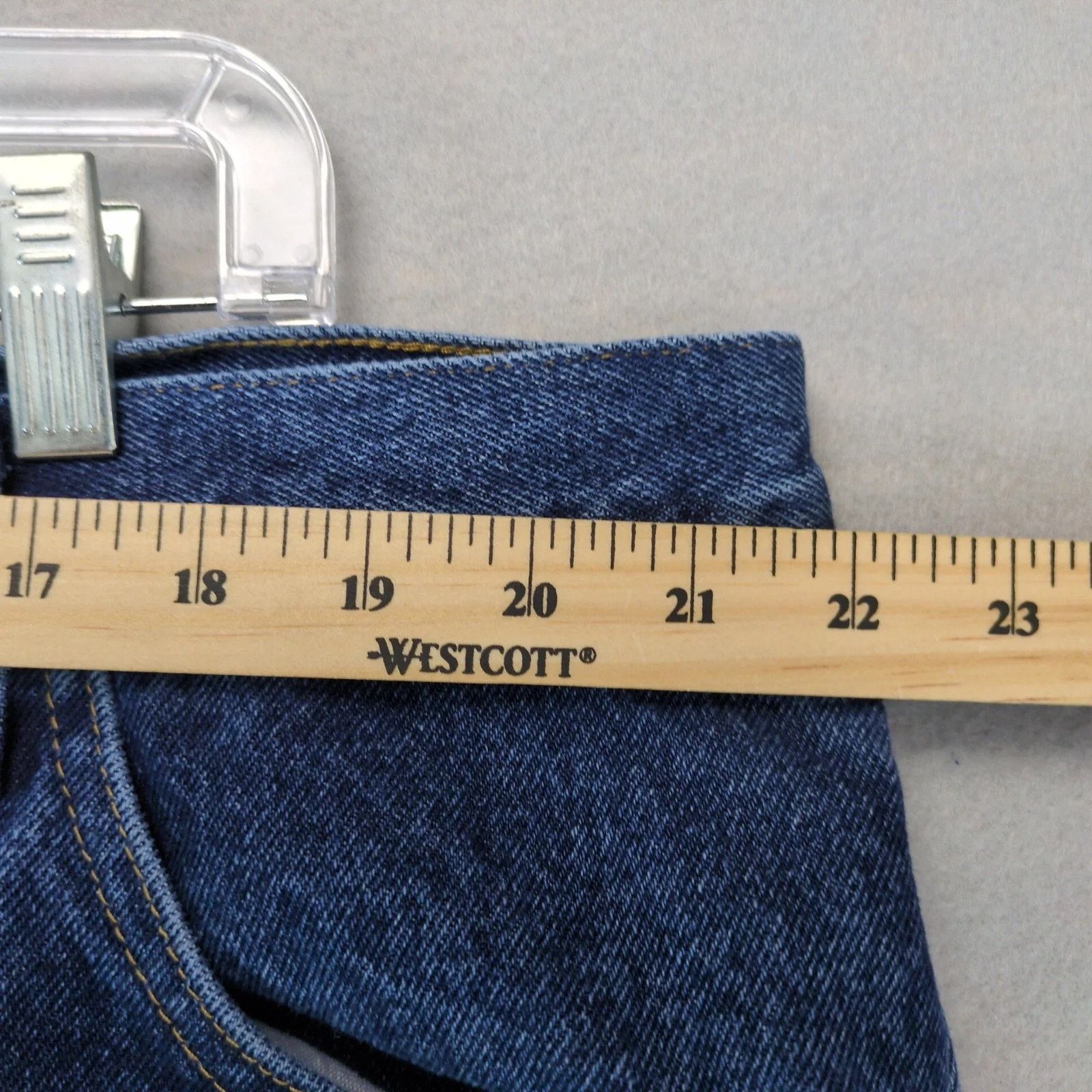 Wrangler Wrangler Relaxed Fit Jeans Men's 44x30 100% Cotton Dark Wash Size US 44 / EU 60 - 6 Thumbnail