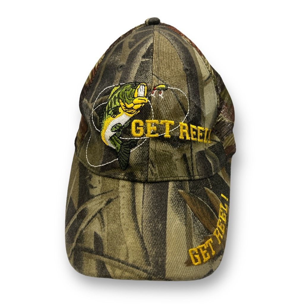 Other Get Reel Camo Fishing Hat One Size Size ONE SIZE - 4 Thumbnail