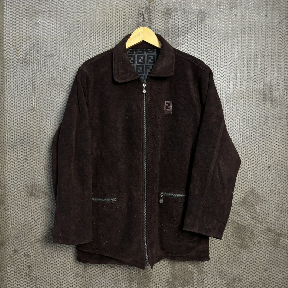 Fendi Vintage Fendi Zucca Monogram Reversible Jacket Size US M / EU 48-50 / 2 - 6 Thumbnail