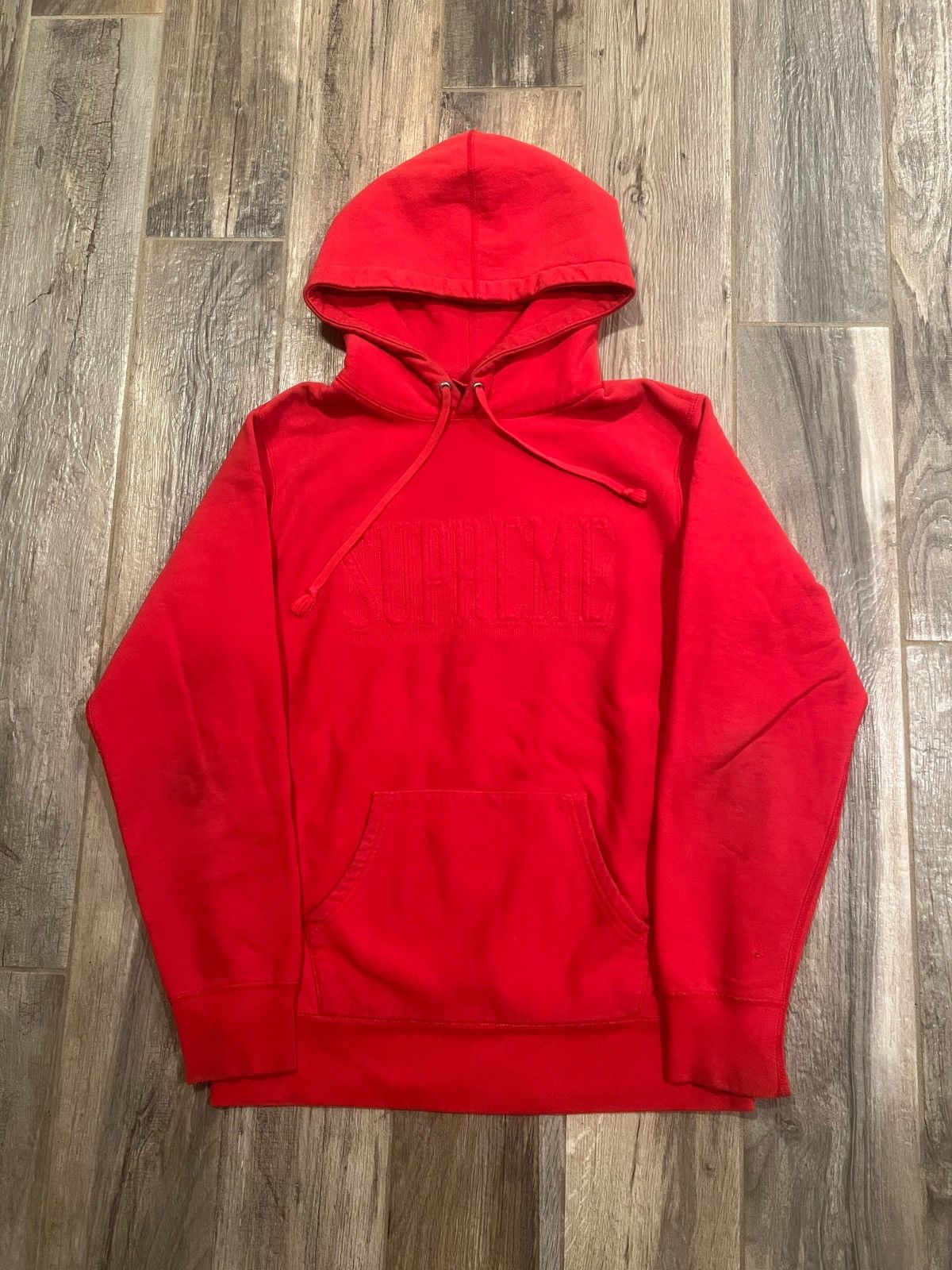 Supreme Supreme 2016 embroidered outline hooded sweatshirt Size US M / EU 48-50 / 2 - 1 Thumbnail