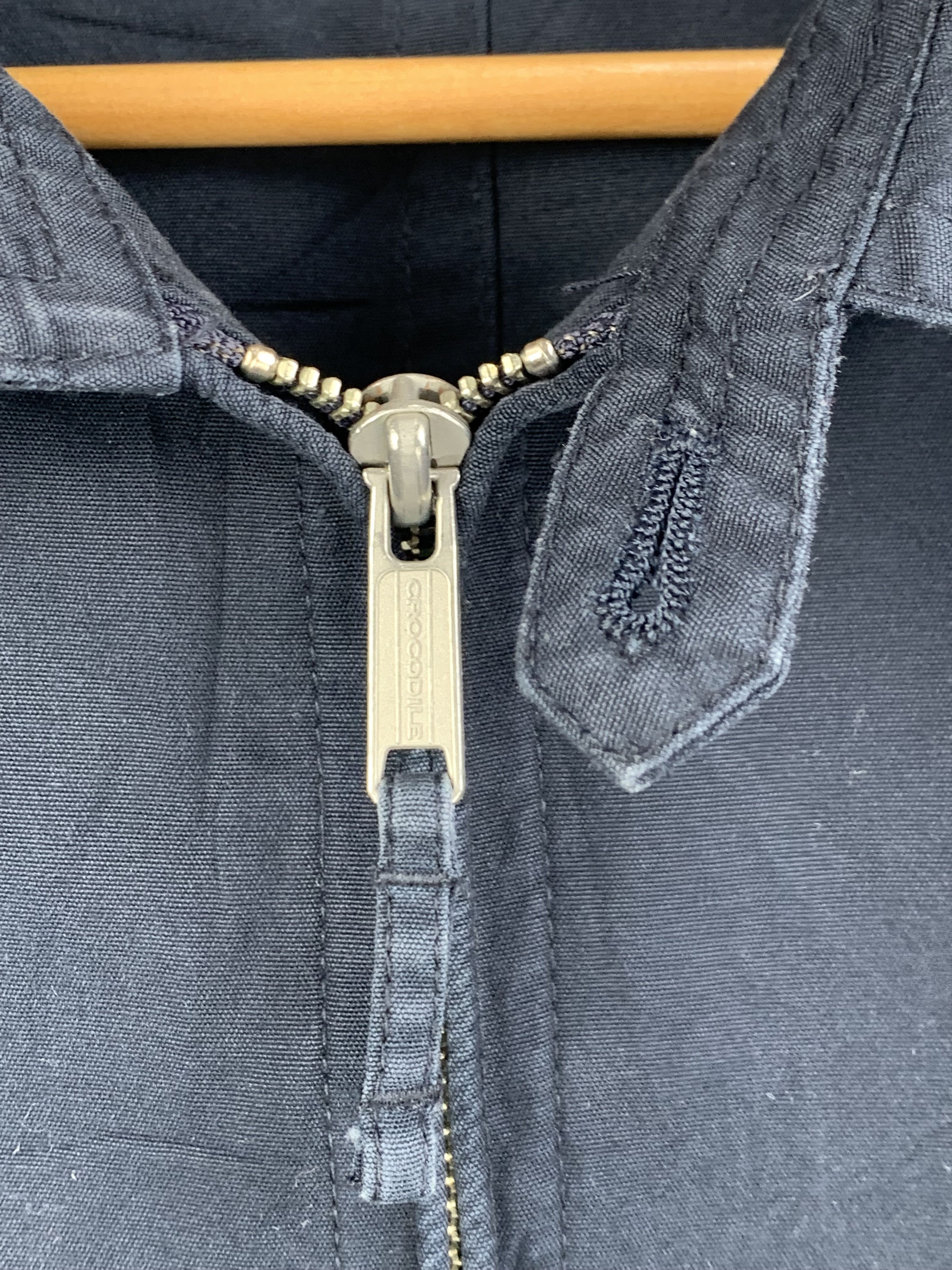 Japanese Brand Vintage 90s Crocodile Denim Jacket J1628 Size US L / EU 52-54 / 3 - 7 Thumbnail