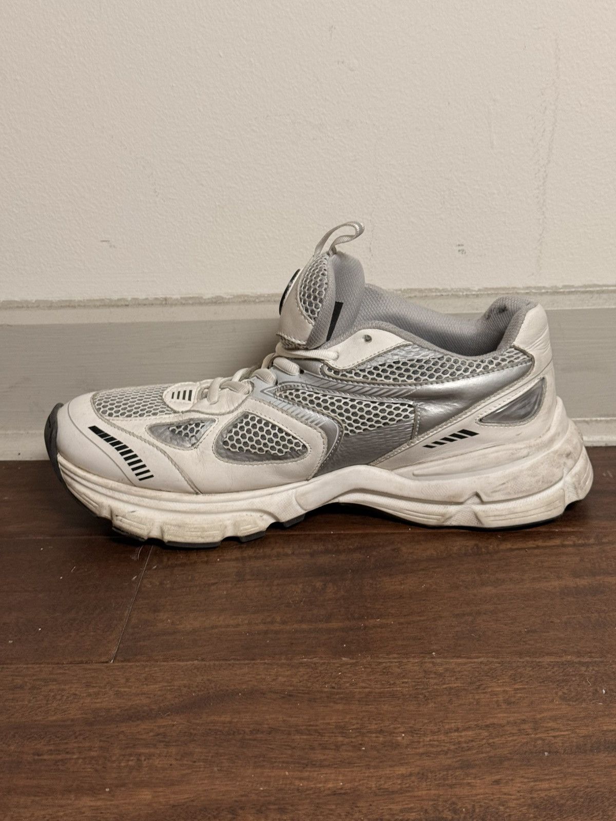 Axel Arigato Axel Arigato Marathon Runner White/Silver Size US 10 / EU 43 - 4 Thumbnail