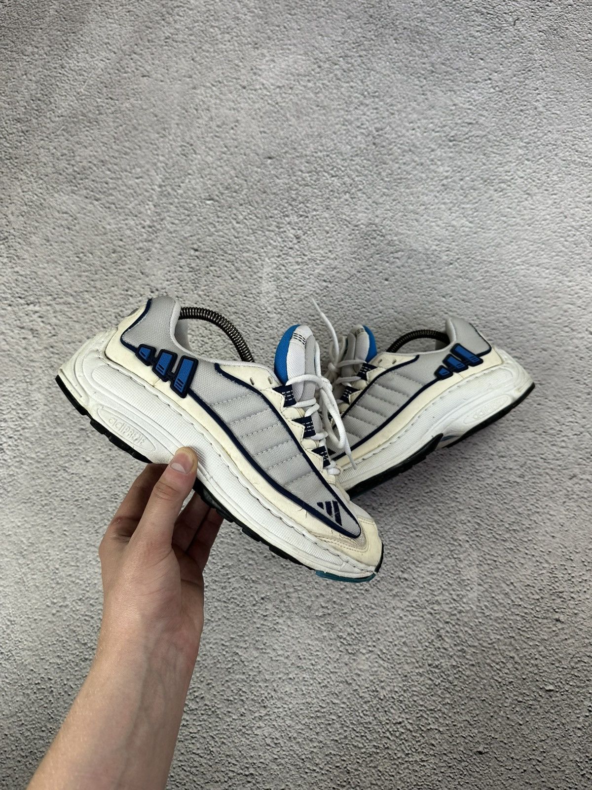 Adidas × Vintage Rare Vintage Adidas Galaxy Sneakers Y2K Hype Boots Size US 8.5 / EU 41-42 - 2 Thumbnail