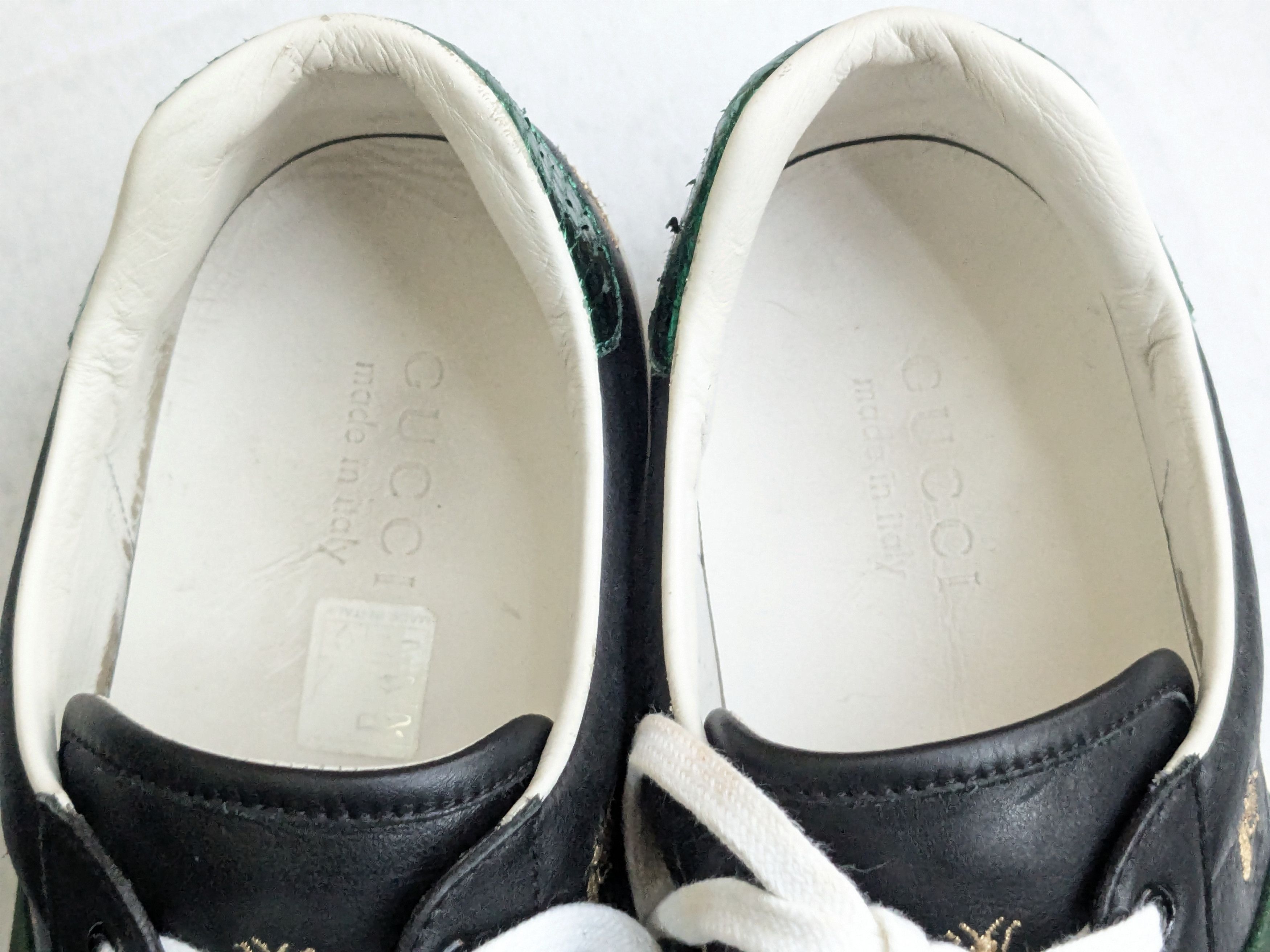 Gucci Gucci Ace Stars Bee Sneakers Black 10.5 Leather Low Size US 10.5 / EU 43-44 - 5 Thumbnail