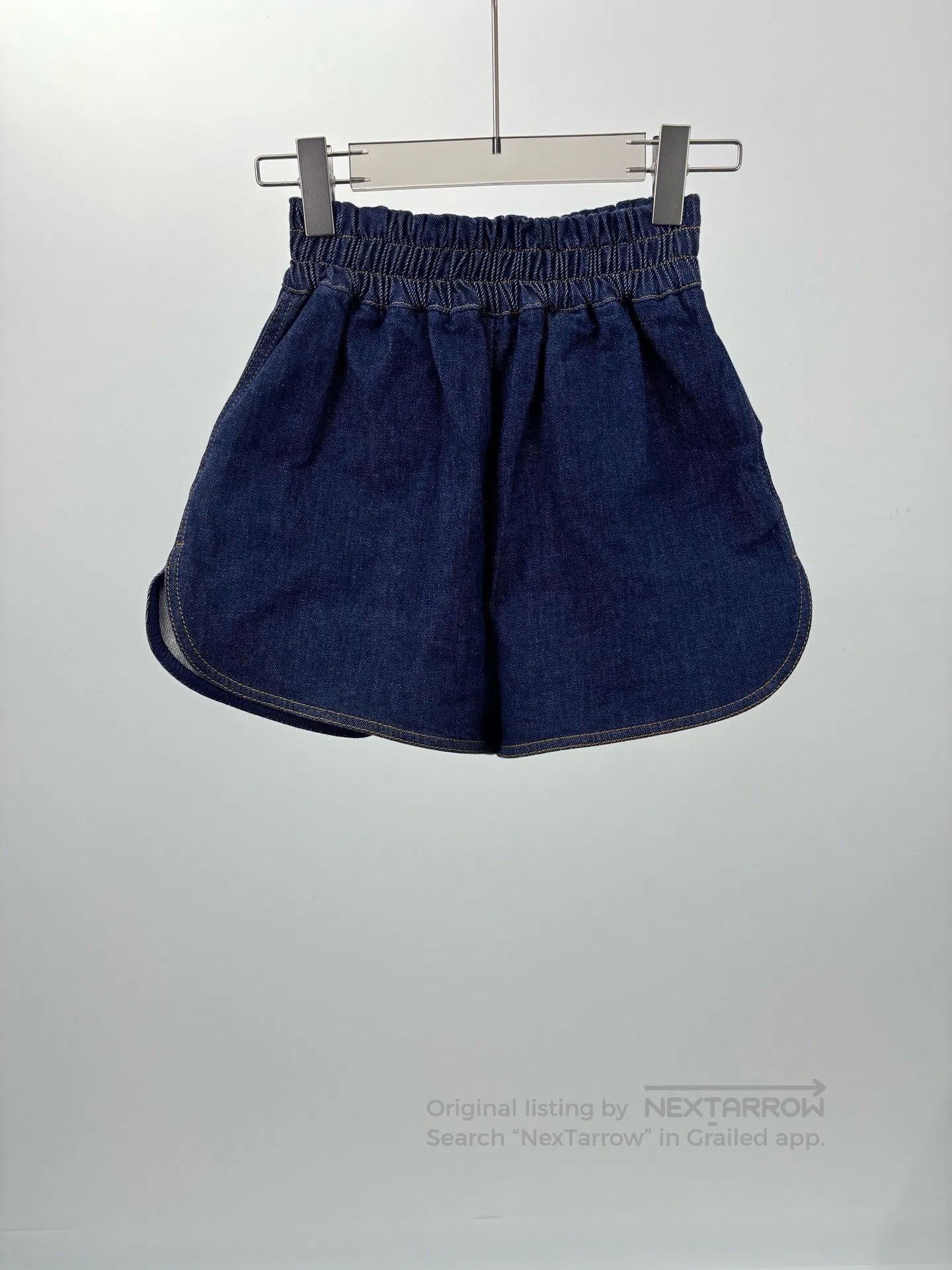 Fendi FENDI Back Pocket Logo Denim Shorts. Size 35" - 2 Thumbnail
