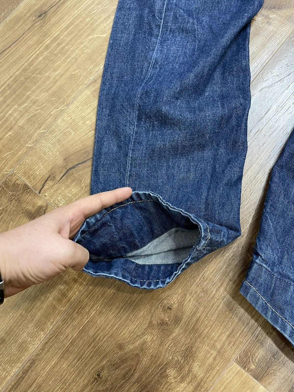 Levi's Vintage Levi’s 835 Blue Denim Straight Cowboy Jeans Pants Size US 30 / EU 46 - 4 Thumbnail