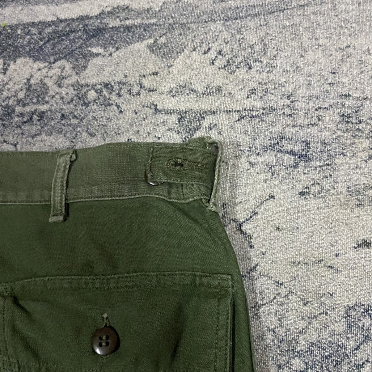 Army Of Me 1960s US Army OG-107 Sateen Vietnam War Trousers Size US 31 - 10 Thumbnail