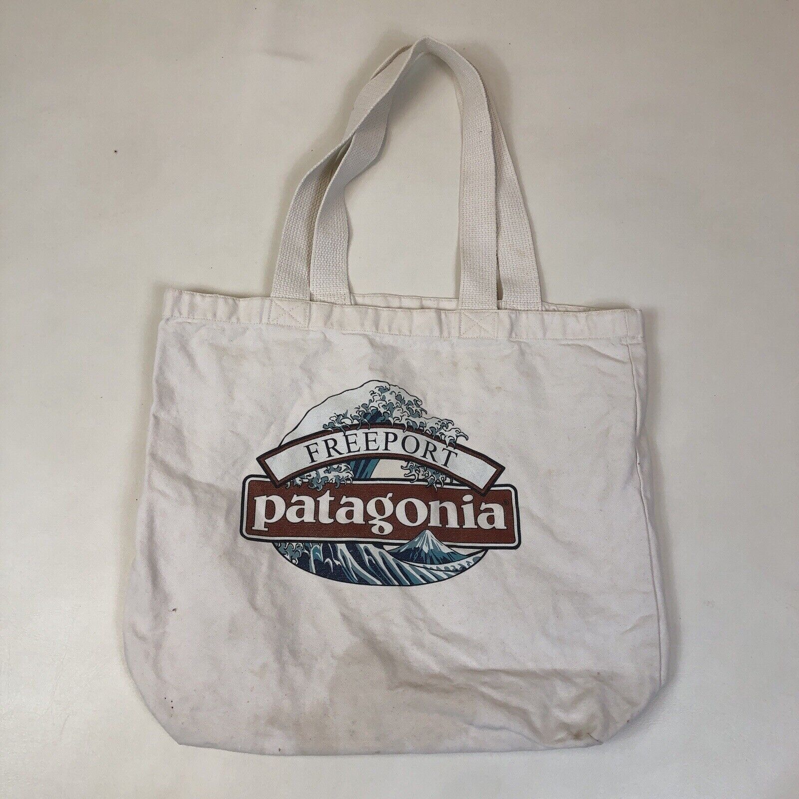 Patagonia × Vintage Patagonia Freeport Maine Benefecial T's 90s Tote Bag Size ONE SIZE - 11 Thumbnail