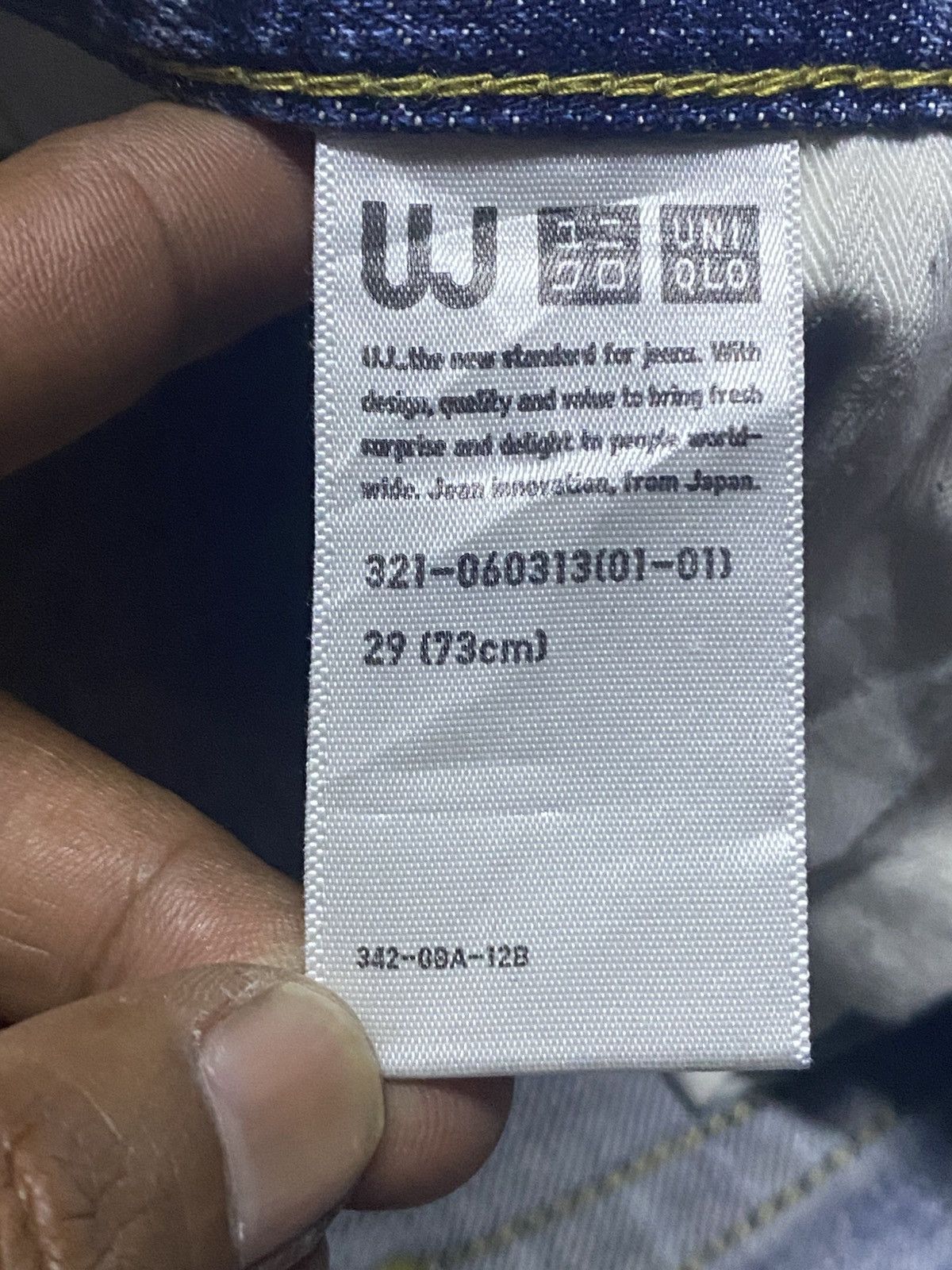 Uniqlo Vintage Japanese Uniqlo UJ S002 Faded Straight Jeans Size US 29 - 17 Thumbnail