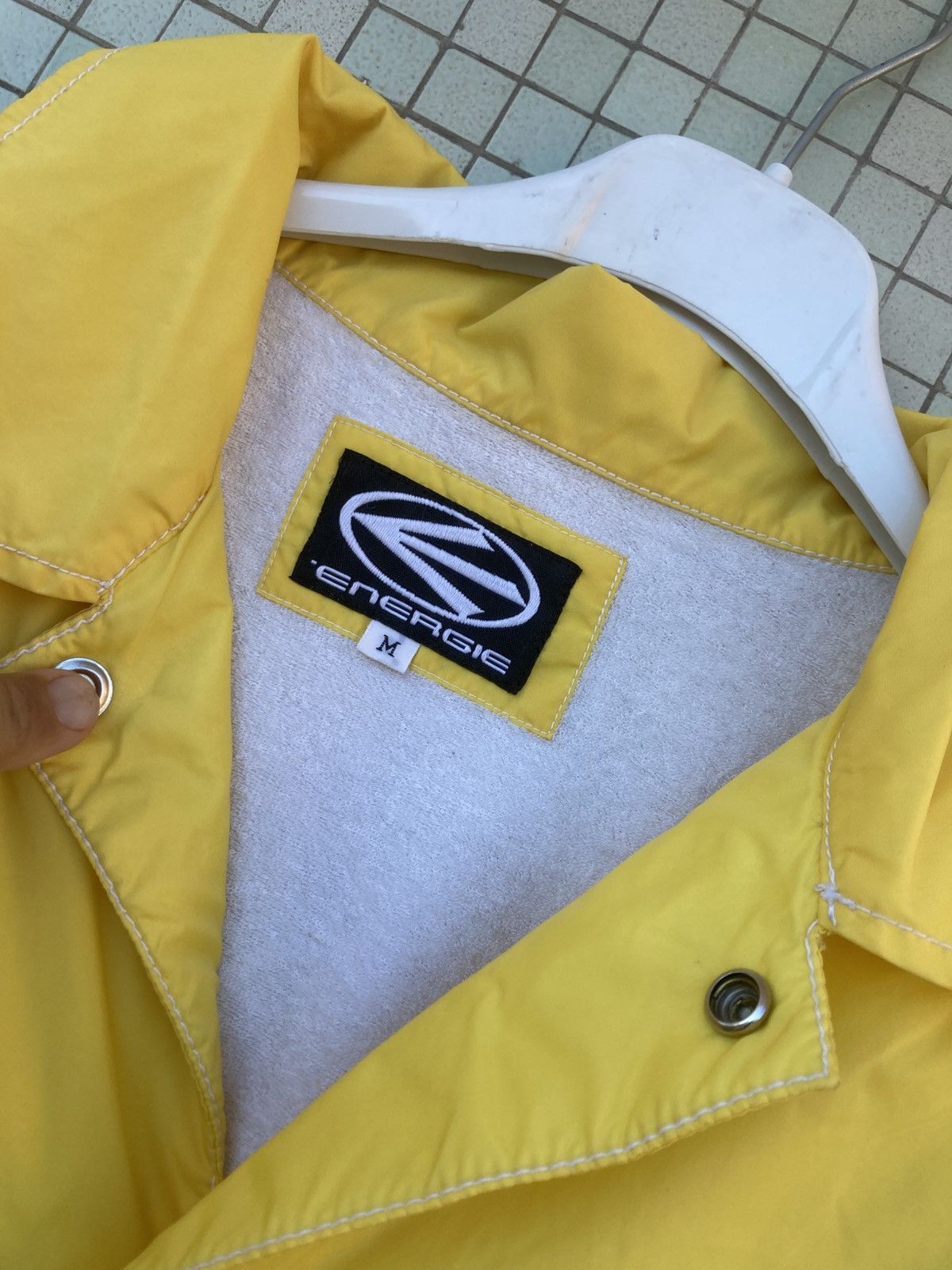 Energie Yellow vintage Energie windbreaker jacket Size US M / EU 48-50 / 2 - 4 Thumbnail