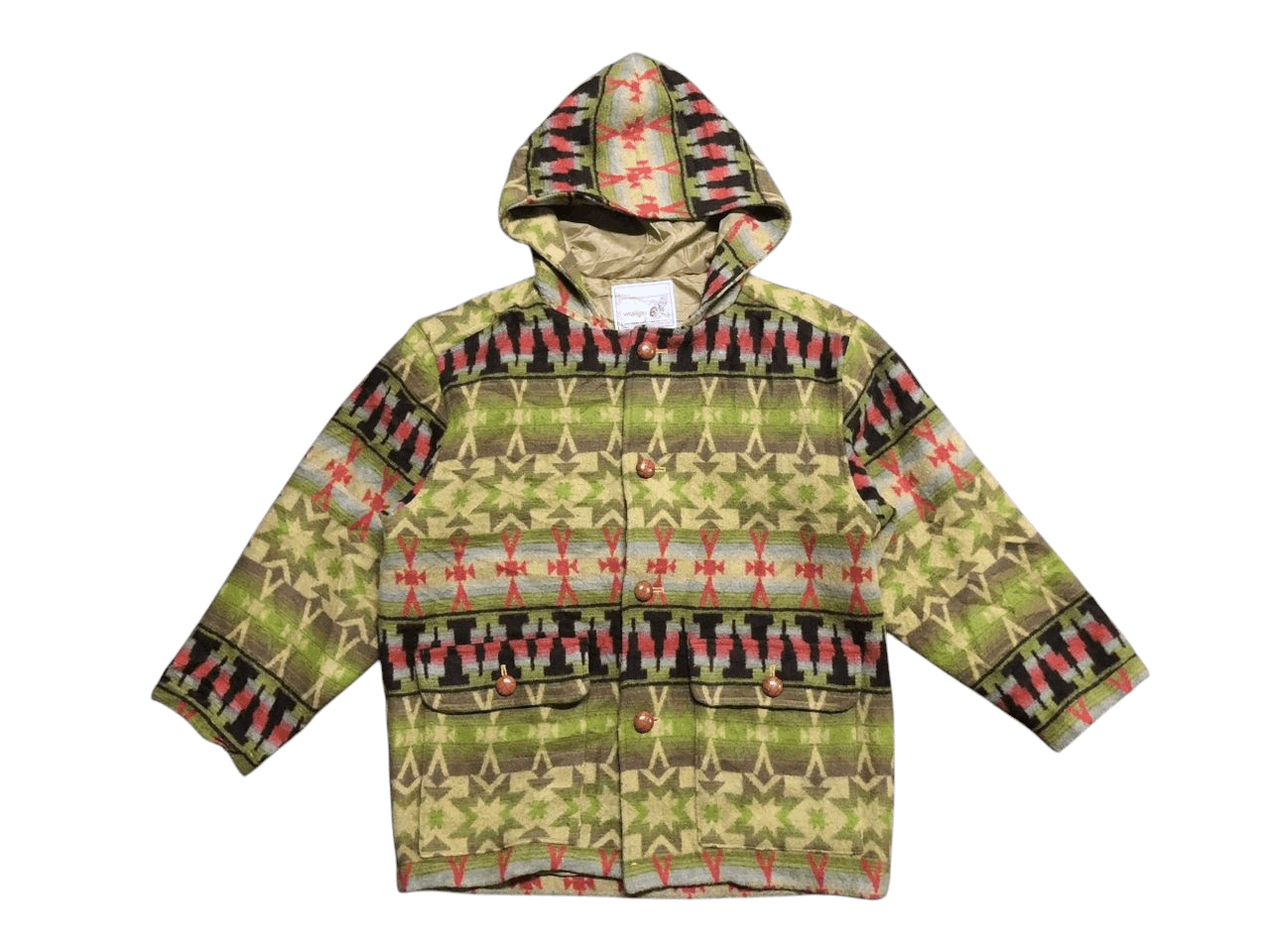 Wrangler Vintage Wrangler Lady Native Navajo Wool Jacket Hooded Size L / US 10 / IT 46 - 1 Thumbnail