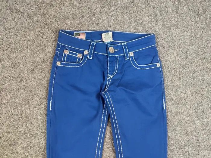 True Religion True Religion Geno Denim Slim Jeans Made in USA Y2K Style Size 28" / US 6 / IT 42 - 2 Thumbnail