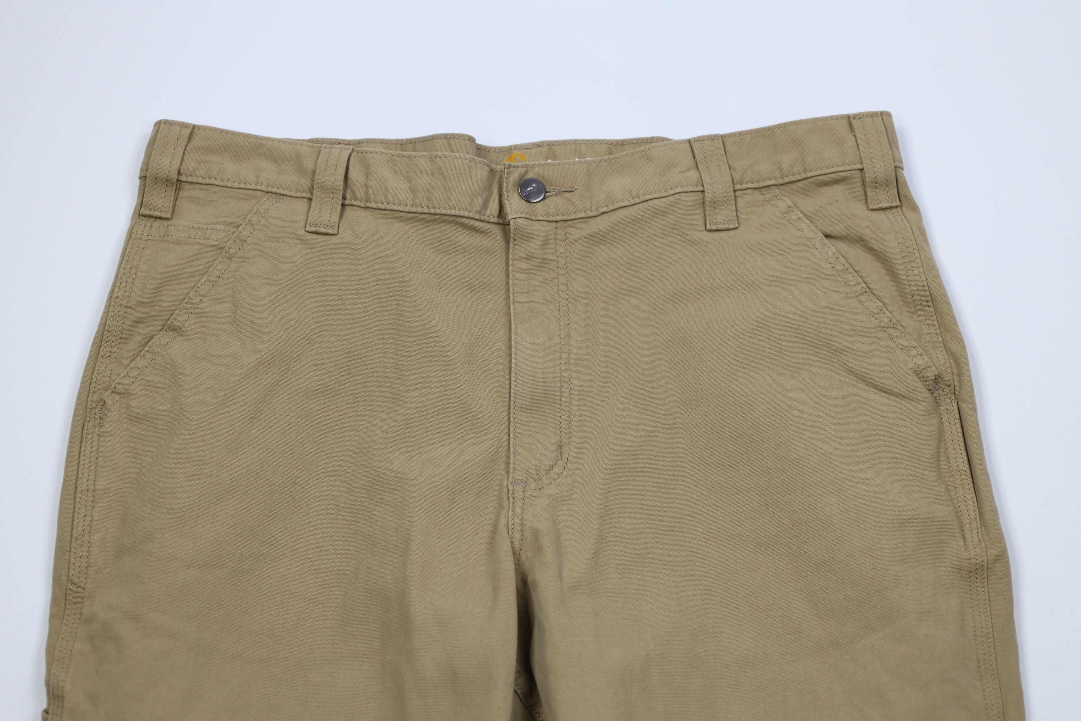 Carhartt Vintage Y2K Carhartt Fit Wide Leg Dungaree Pants Brown Size US 38 / EU 54 - 2 Thumbnail