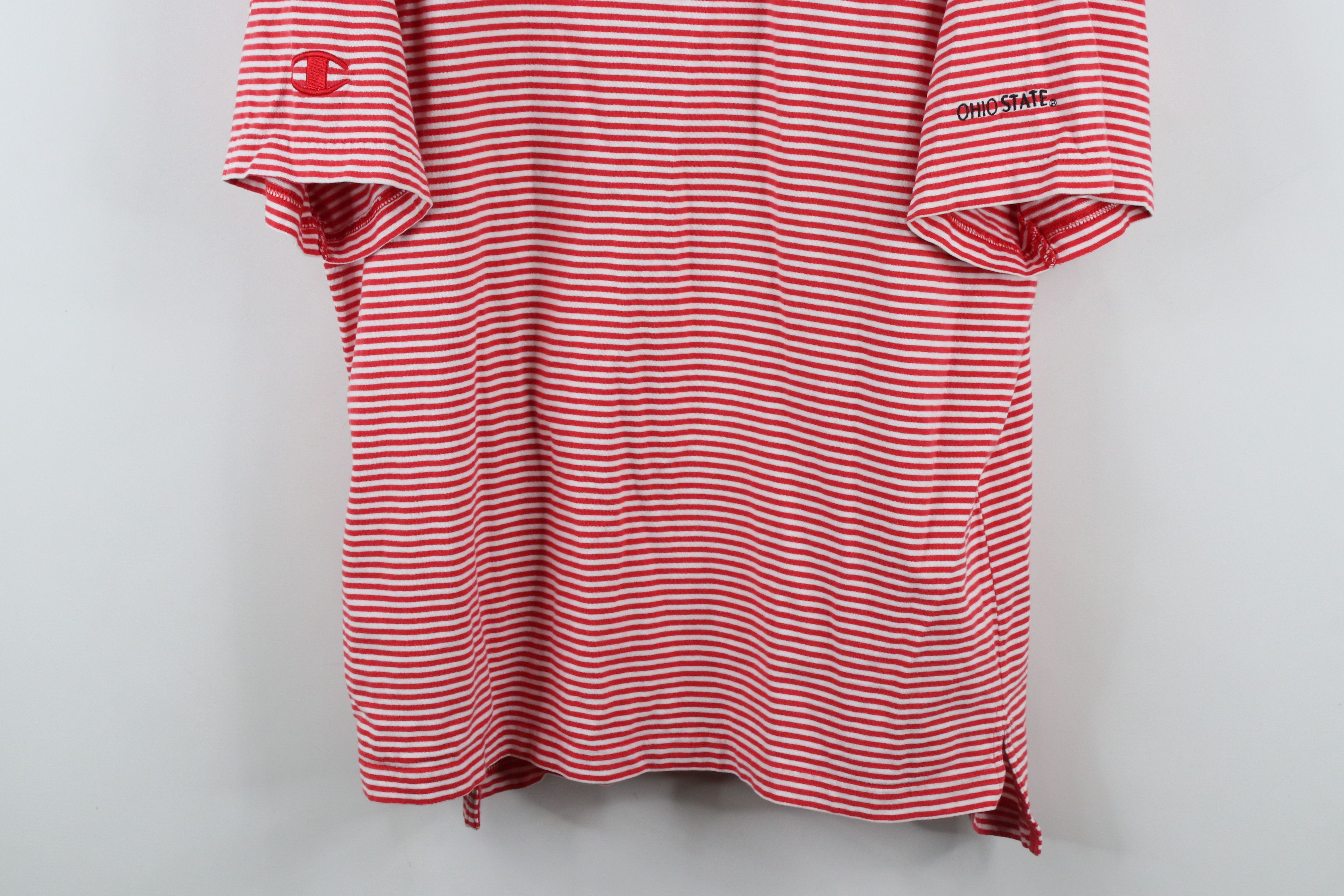 Champion × Vintage Vintage 90s Champion Ohio State University Polo Shirt Red Size US XL / EU 56 / 4 - 3 Thumbnail
