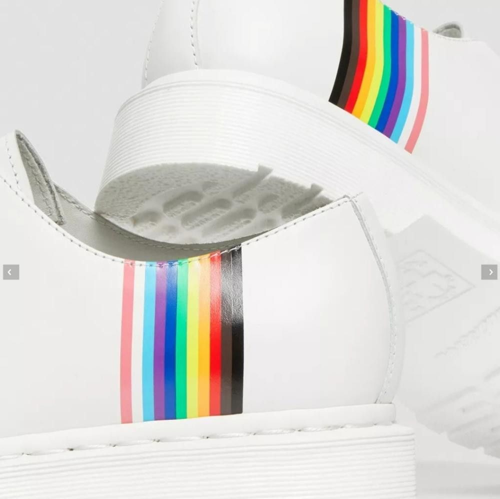 Dr. Martens DR. MARTENS 1461 For Pride Smooth Leather Oxford Shoes Size US 11 / IT 41 - 3 Thumbnail