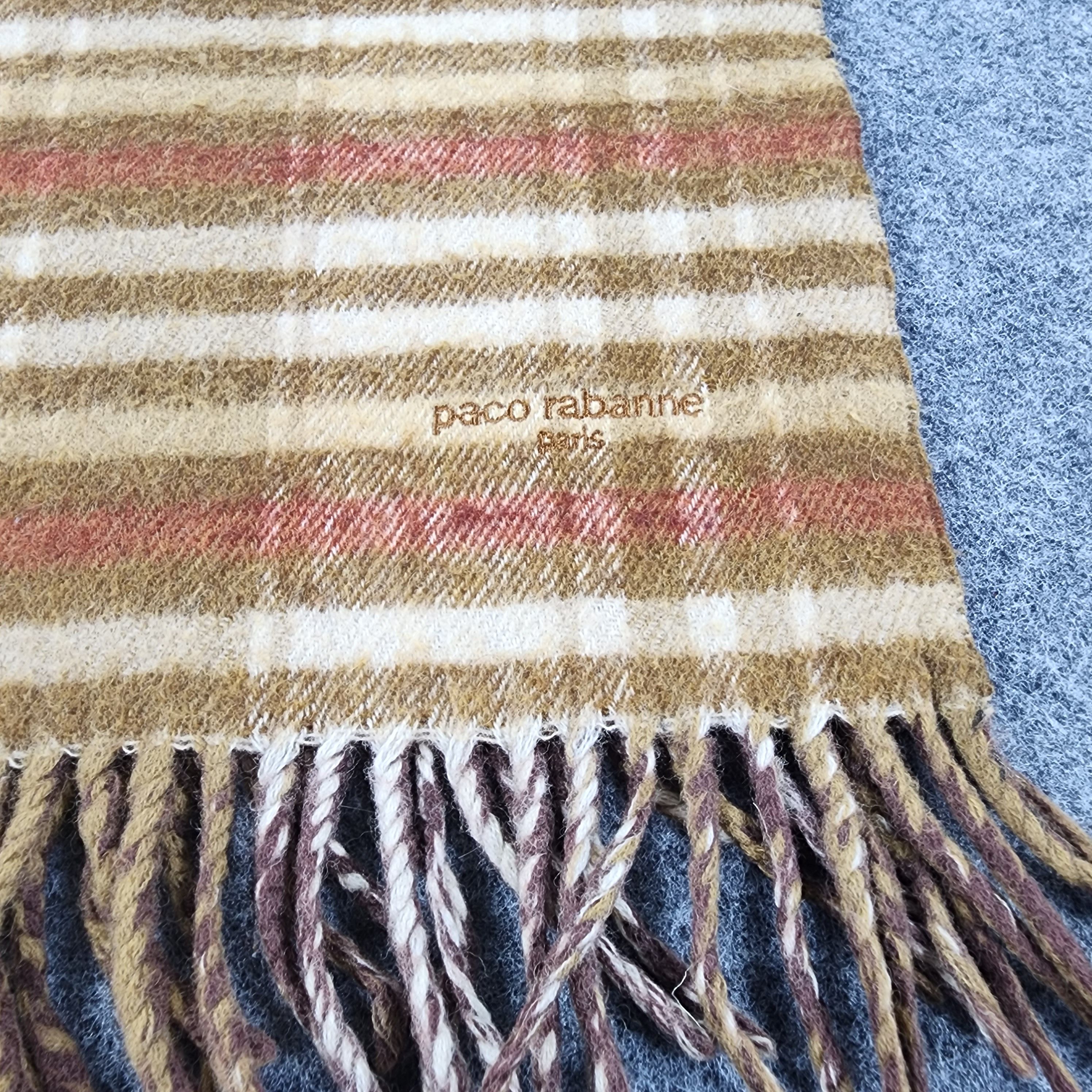 Paco Rabanne × Vintage Paco Rabanne Scarf / Muffler / Neckwear D001 Size ONE SIZE - 6 Thumbnail