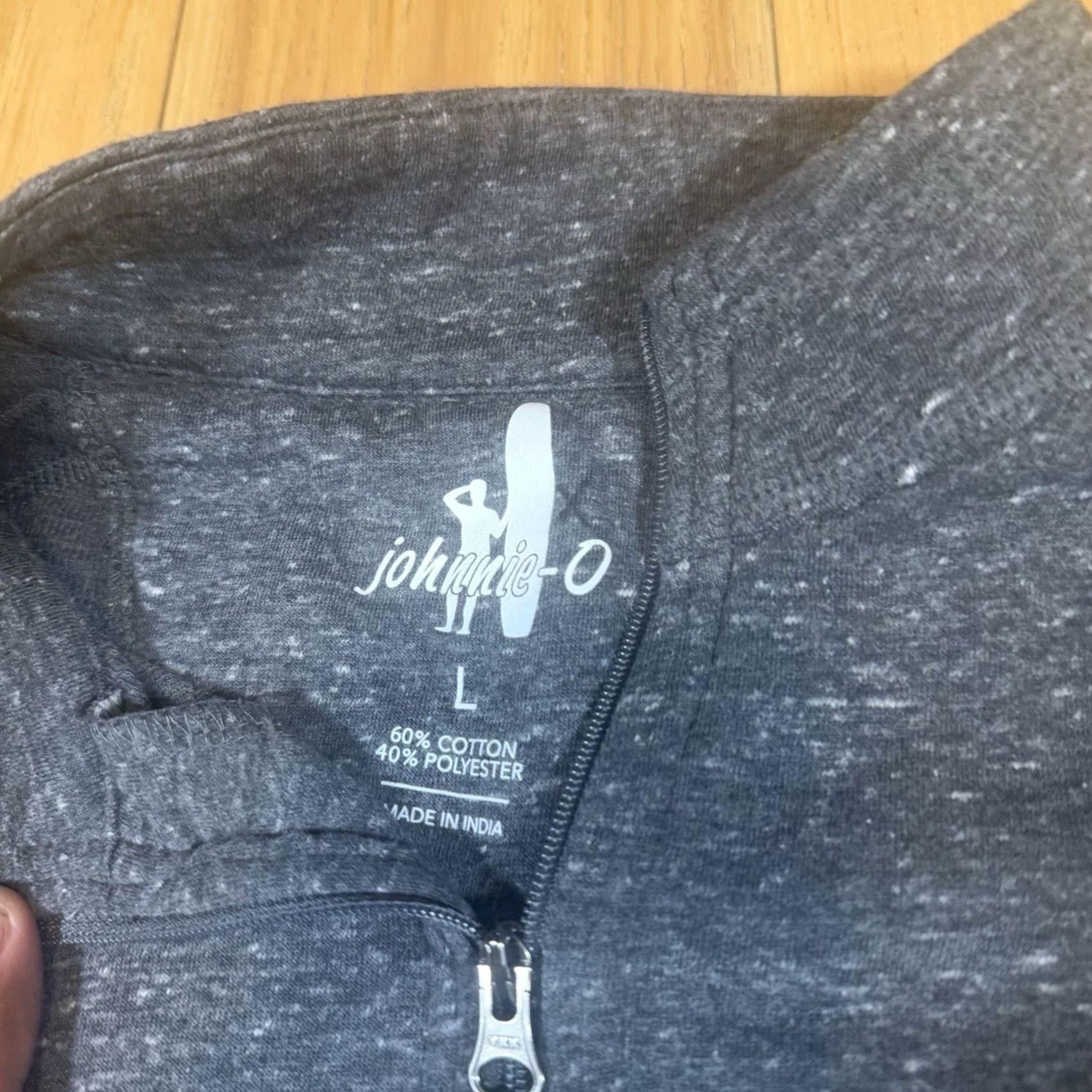 johnnie-O Johnnie-O Quarter Zip Sweater Men’s Large Charcoal Gray Performance Golf Size US L / EU 52-54 / 3 - 3 Thumbnail