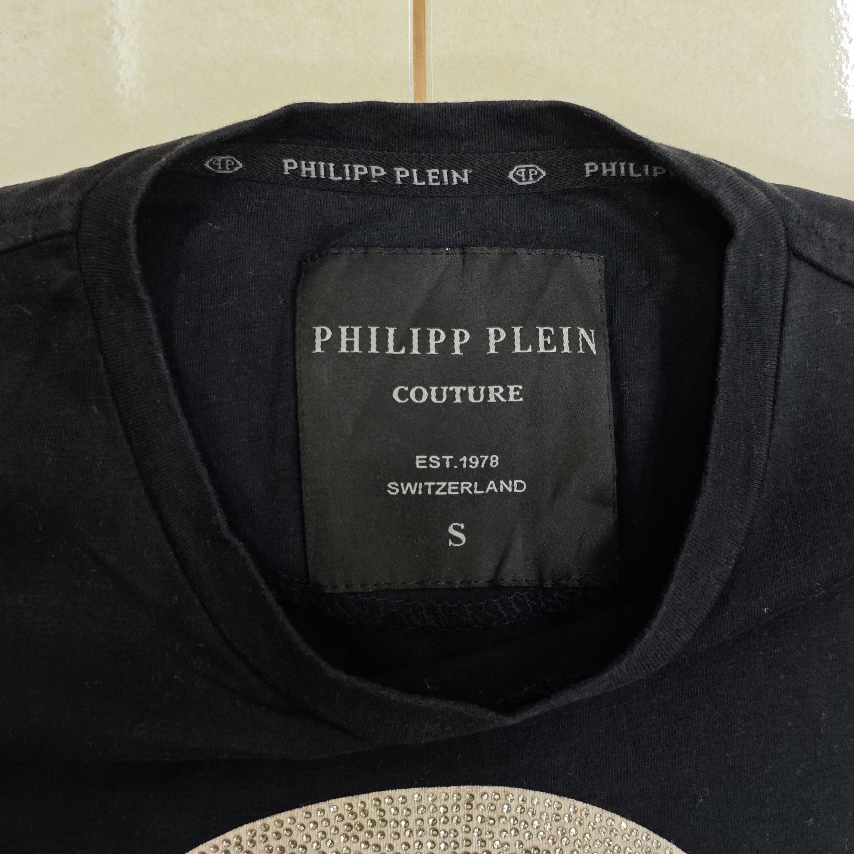 Philipp Plein PHILIPP PLEIN Originals Crystal Skull Black S Tshirt Tee Size US S / EU 44-46 / 1 - 13 Thumbnail