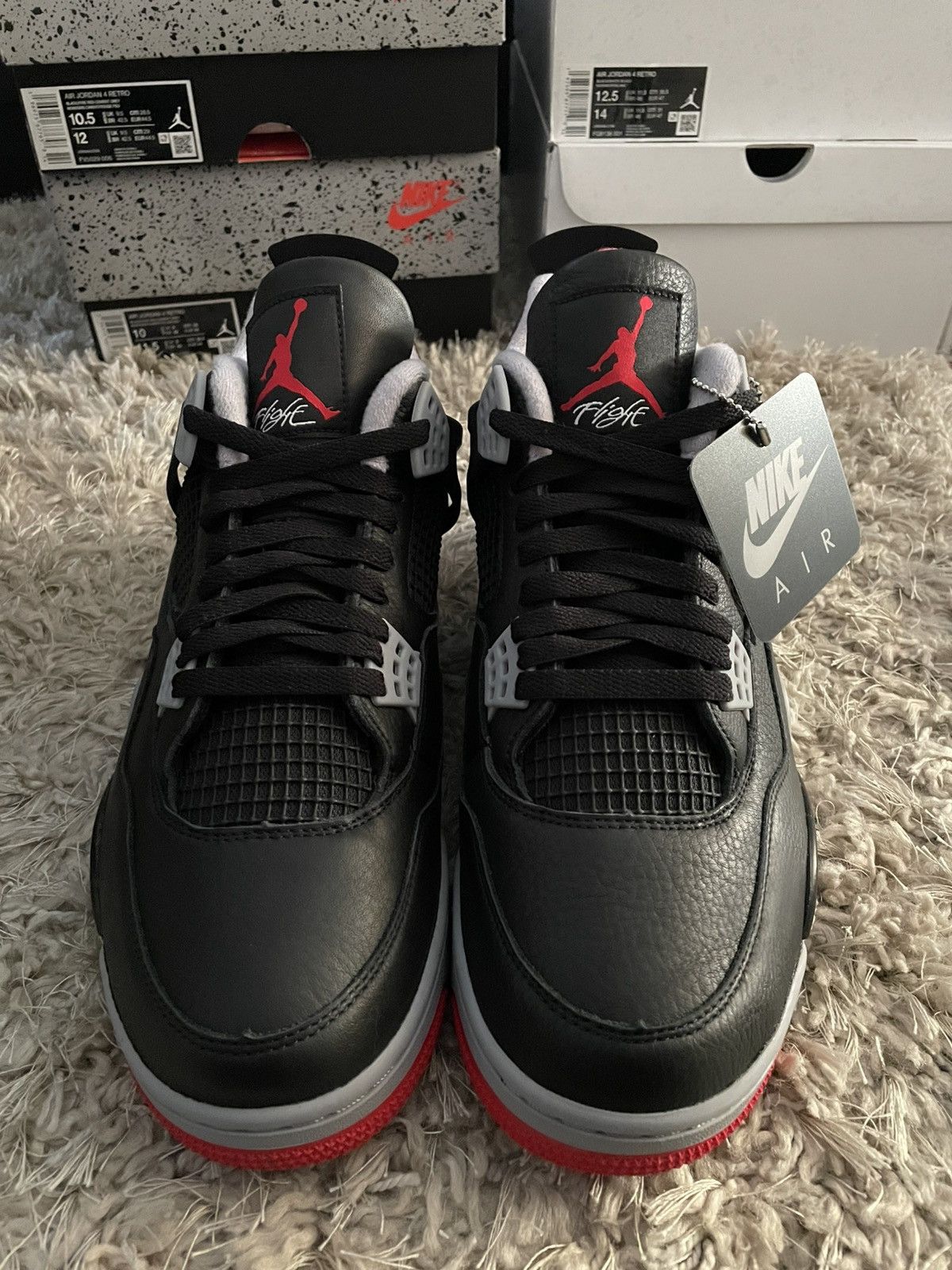 Jordan Brand Jordan 4 Bred Reimagined Size US 12 / EU 45 - 4 Thumbnail