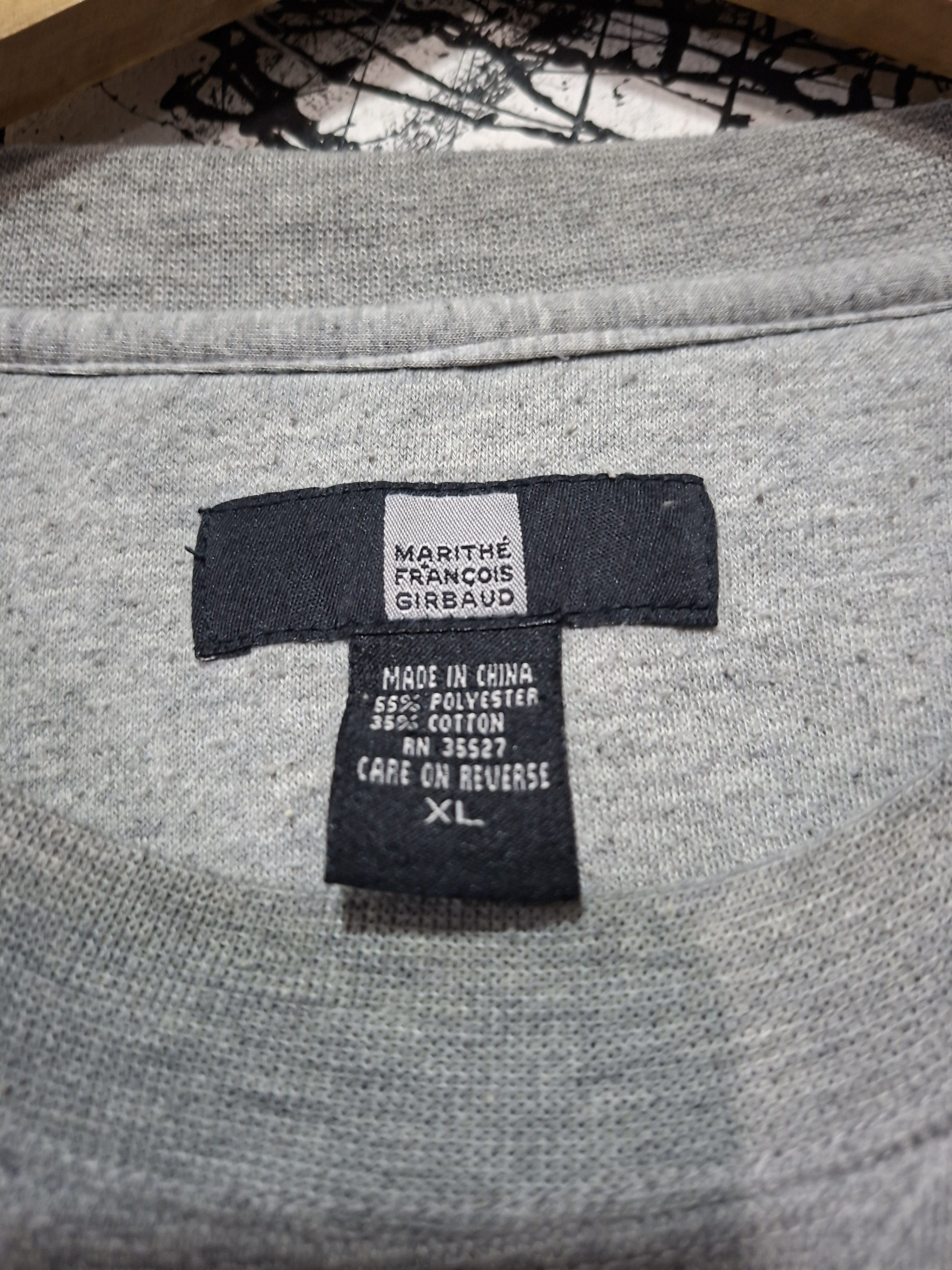 Marithe + Francois Girbaud MARITHE FRANCOIS GIRBAUD EMBROIDERED LOGO SWEATSHIRT Size US XL / EU 56 / 4 - 5 Thumbnail