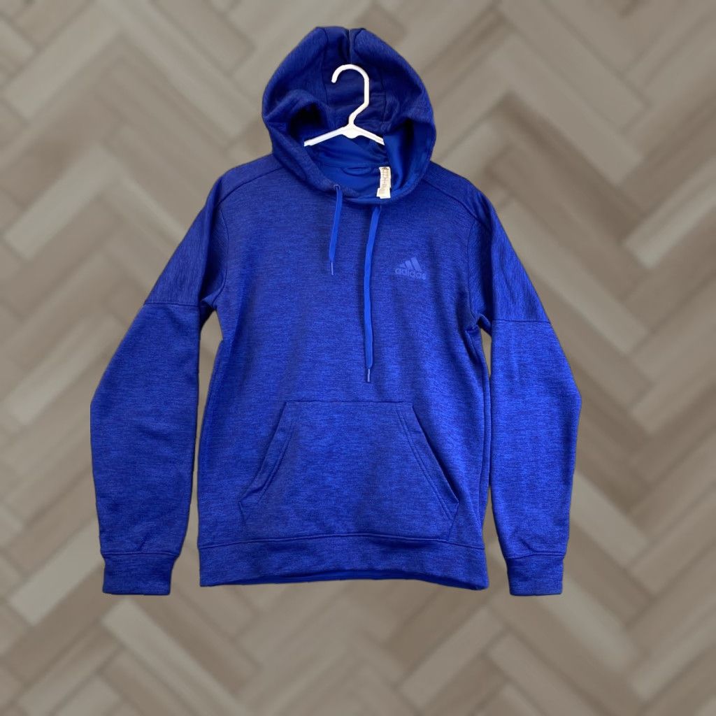 Adidas Adidas Men's Training Pullover Hoodie S royal blue climalite 92-25 XL blue Polyester Pockets Regular Style Hoodie Men Brand Size US S / EU 44-46 / 1 - 1 Thumbnail