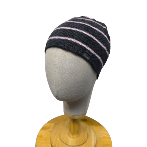 Japanese Brand 💥 On board stripes pink pull on beanie hat Size ONE SIZE - 1 Thumbnail