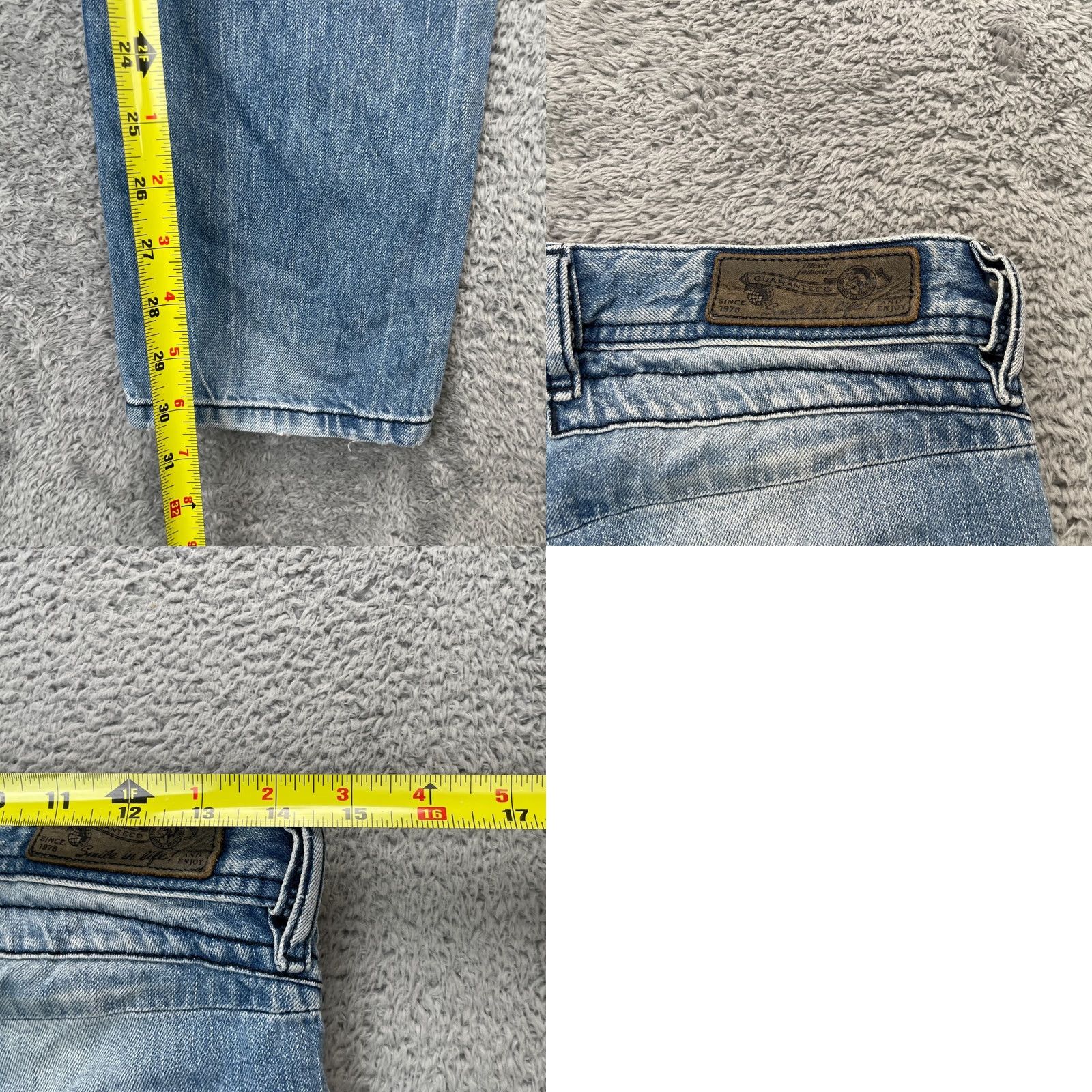 Diesel Diesel Jeans Mens 27x32 Blue Belther Regular Slim Tapered Denim 5-Pocket City Casual Mens Jeans Blue Size US 27 - 8 Thumbnail