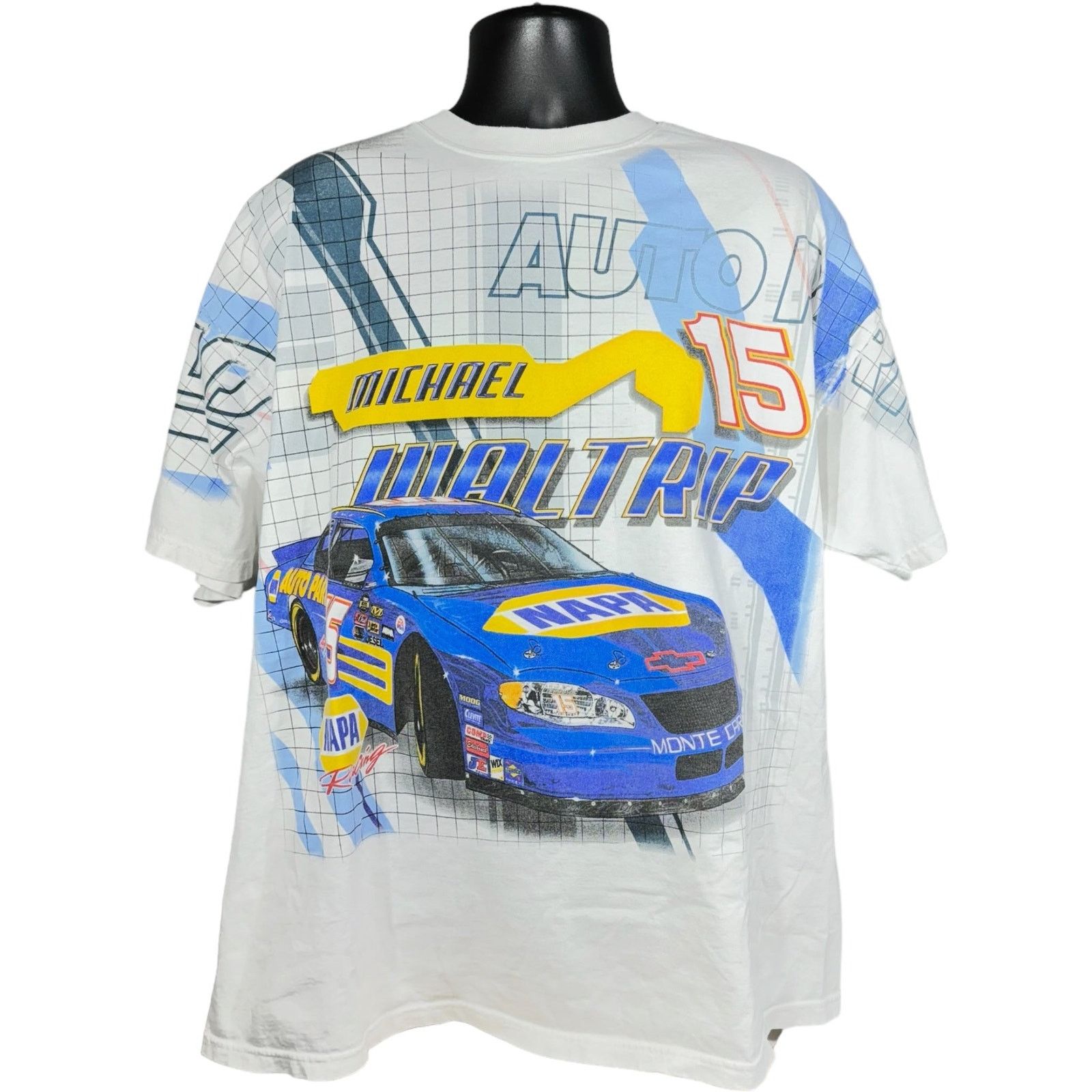 Vintage Michael Waltrip #15 Napa Racing NASCAR AOP Tee | Grailed