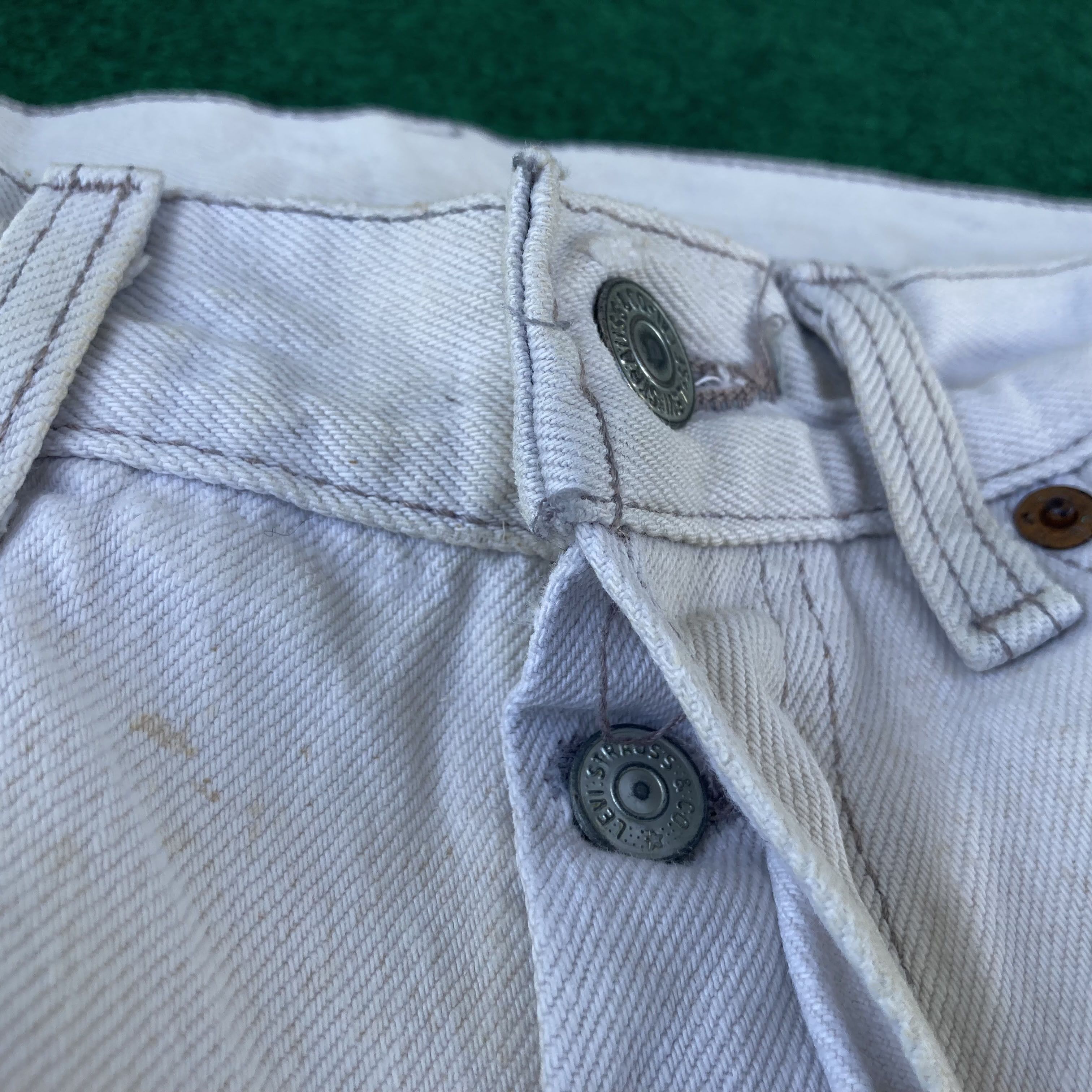 Levi's × Vintage Vtg Levis 501 Sz 29 Stains Paint Faded Punk Grunge Jeans Size US 29 - 5 Thumbnail