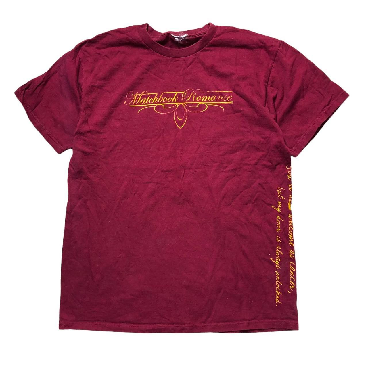 2003 Vintage Matchbook Romance Band Tee Shirt