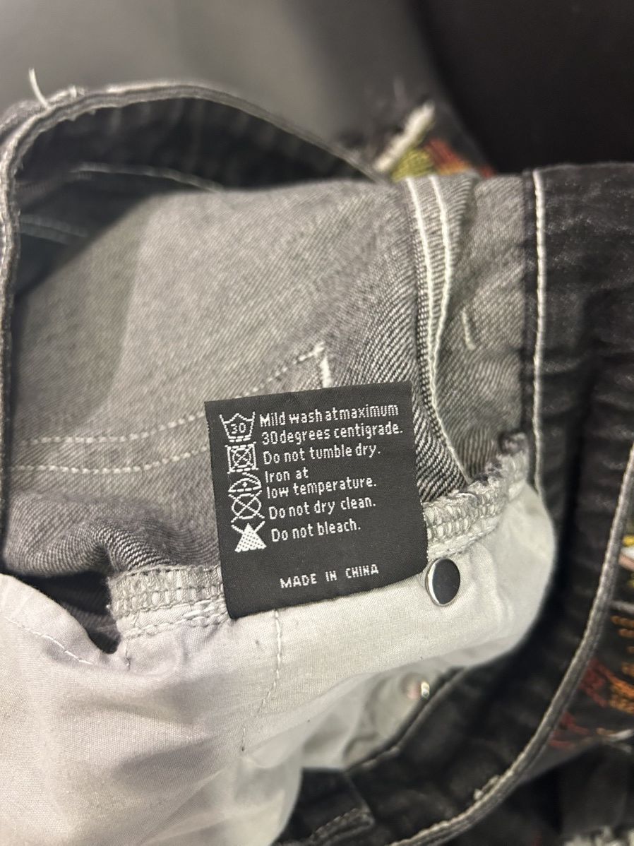 Who Decides War Who Decides War All Over Embroidered Jeans Size US 32 / EU 48 - 7 Thumbnail